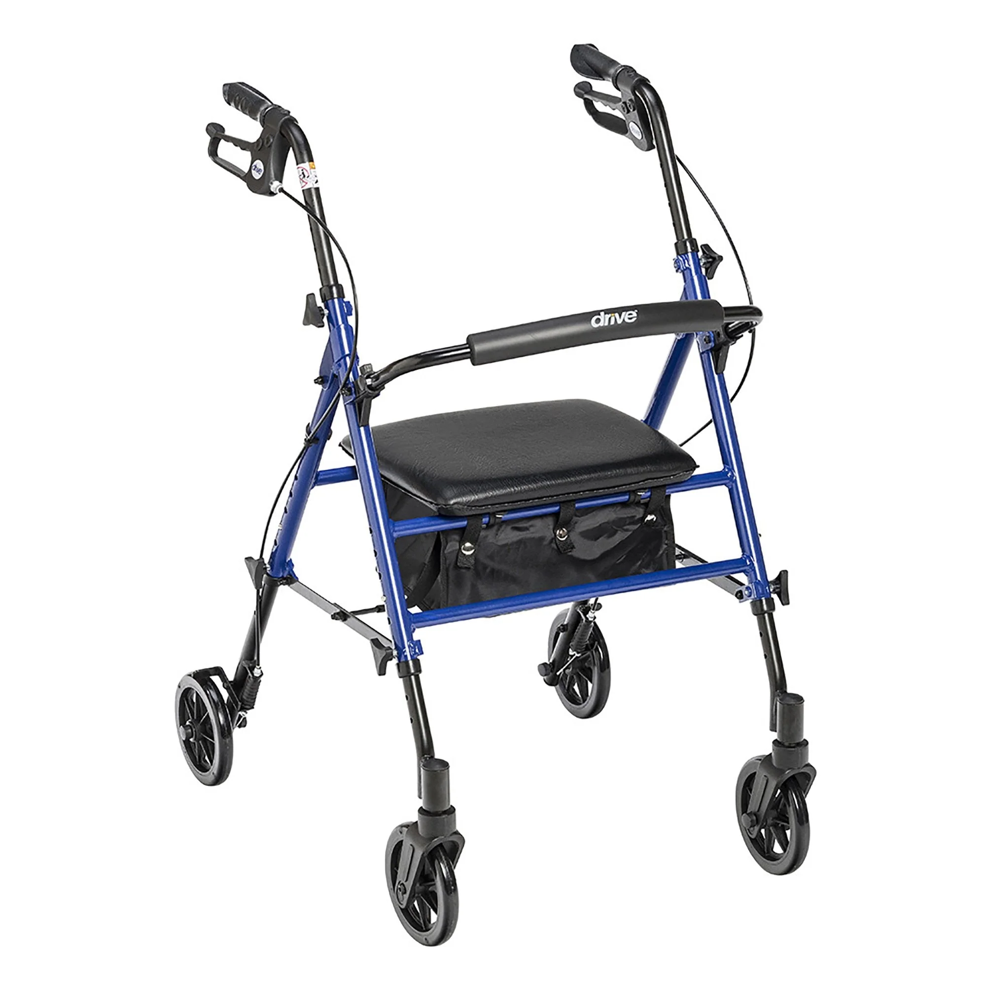 Drive DeVilbiss Healthcare drive Four Wheel Rollator, Blue