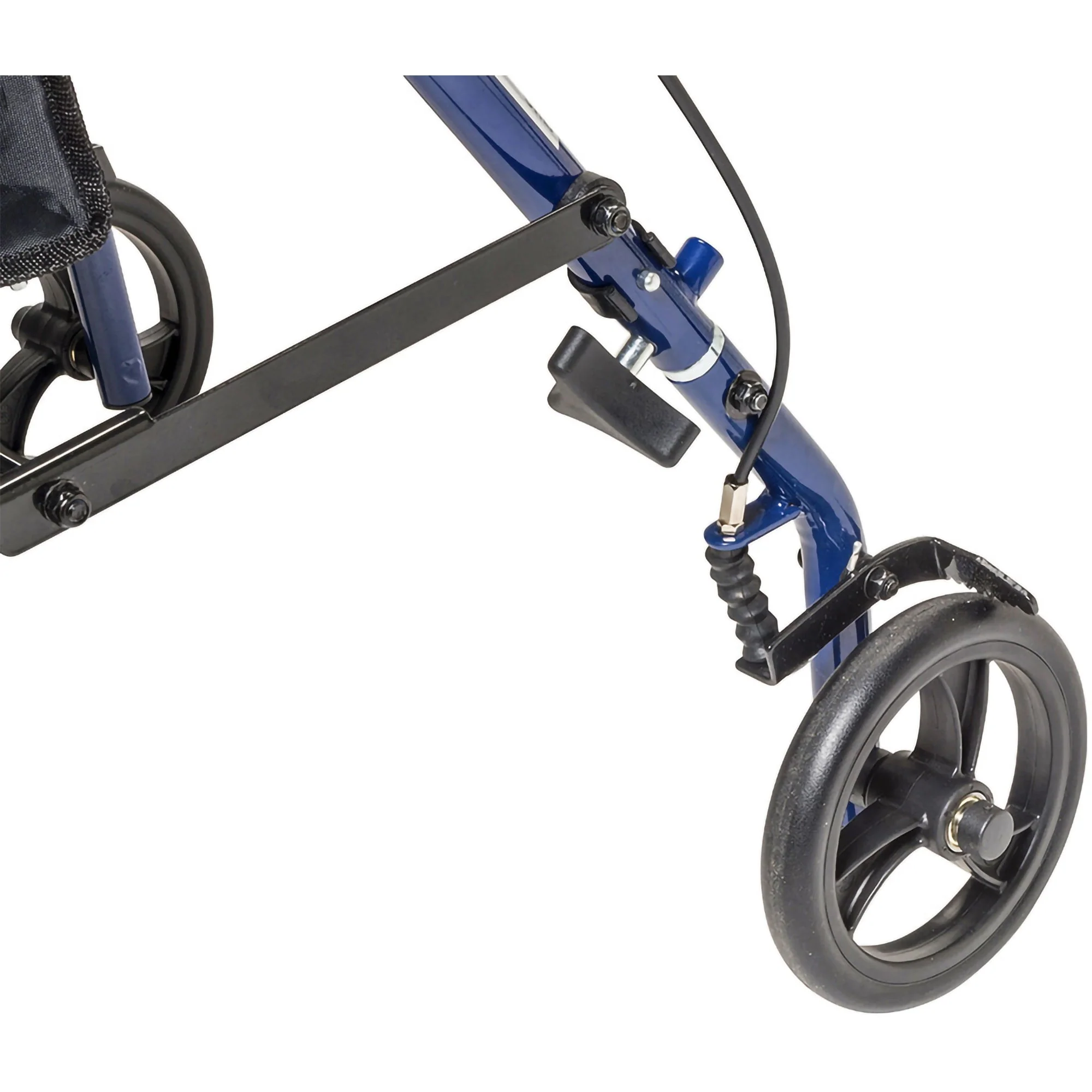 Drive DeVilbiss Healthcare drive Steel Rollator with 6 Inch Wheels, Blue - Image 5