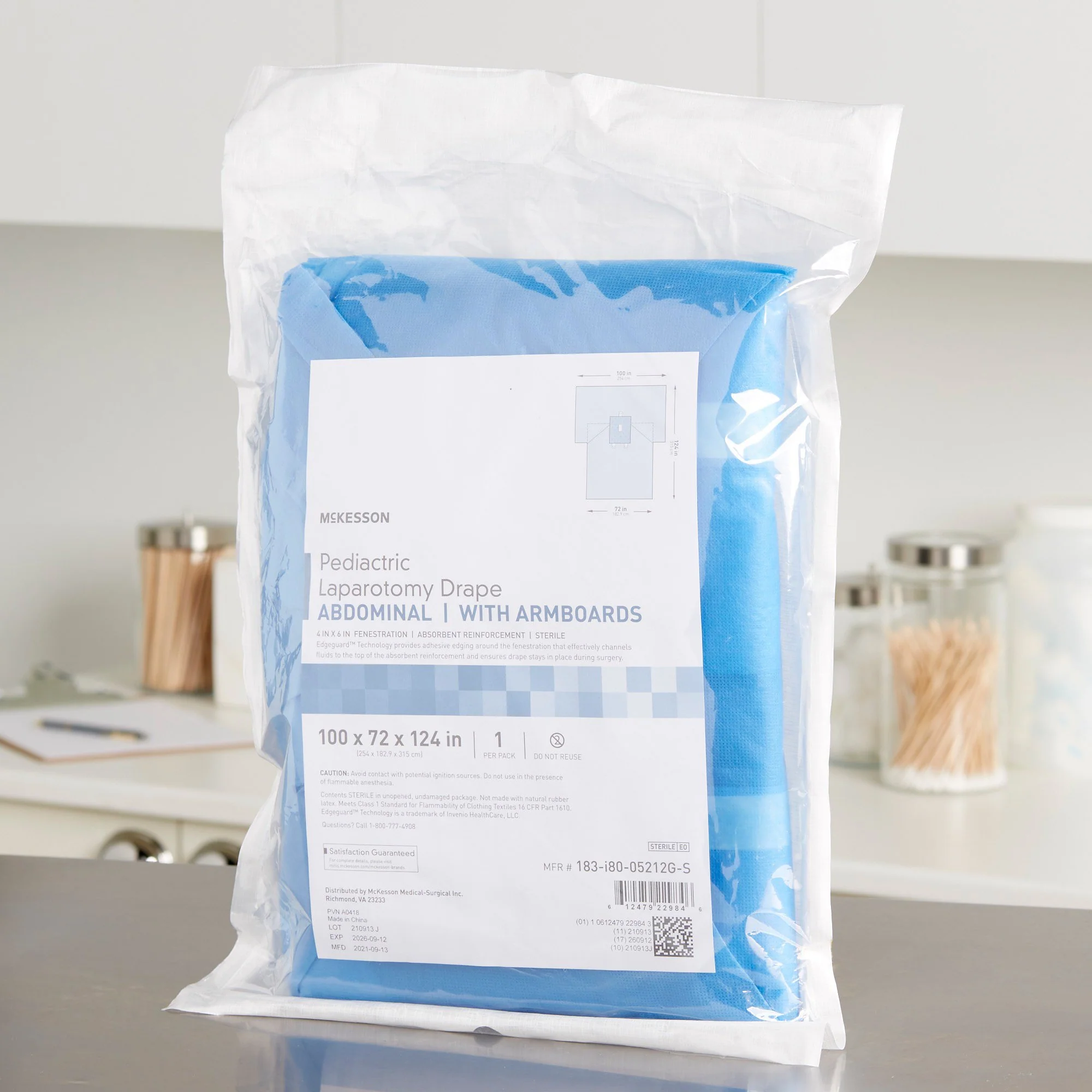 McKesson Brand McKesson Sterile Pediatric Laparotomy Drape, 100 x 72 x 124 Inch (10/CS) - Image 5