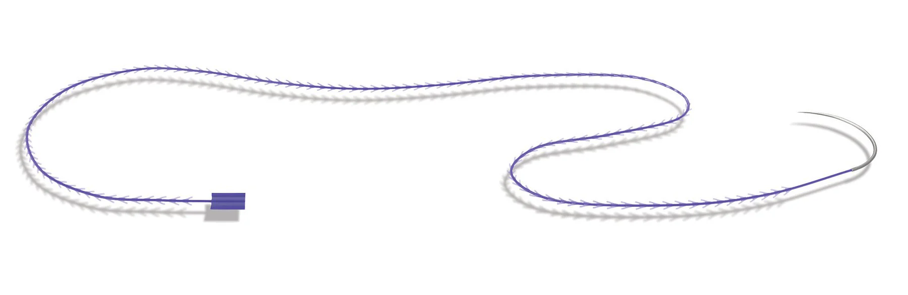 Absorbable Suture with Needle STRATAFIX Symmetric PDS Plus Triclosan Polydioxanone CT-1 1/2 Circle Taper Point Needle Size 1 Monofilament