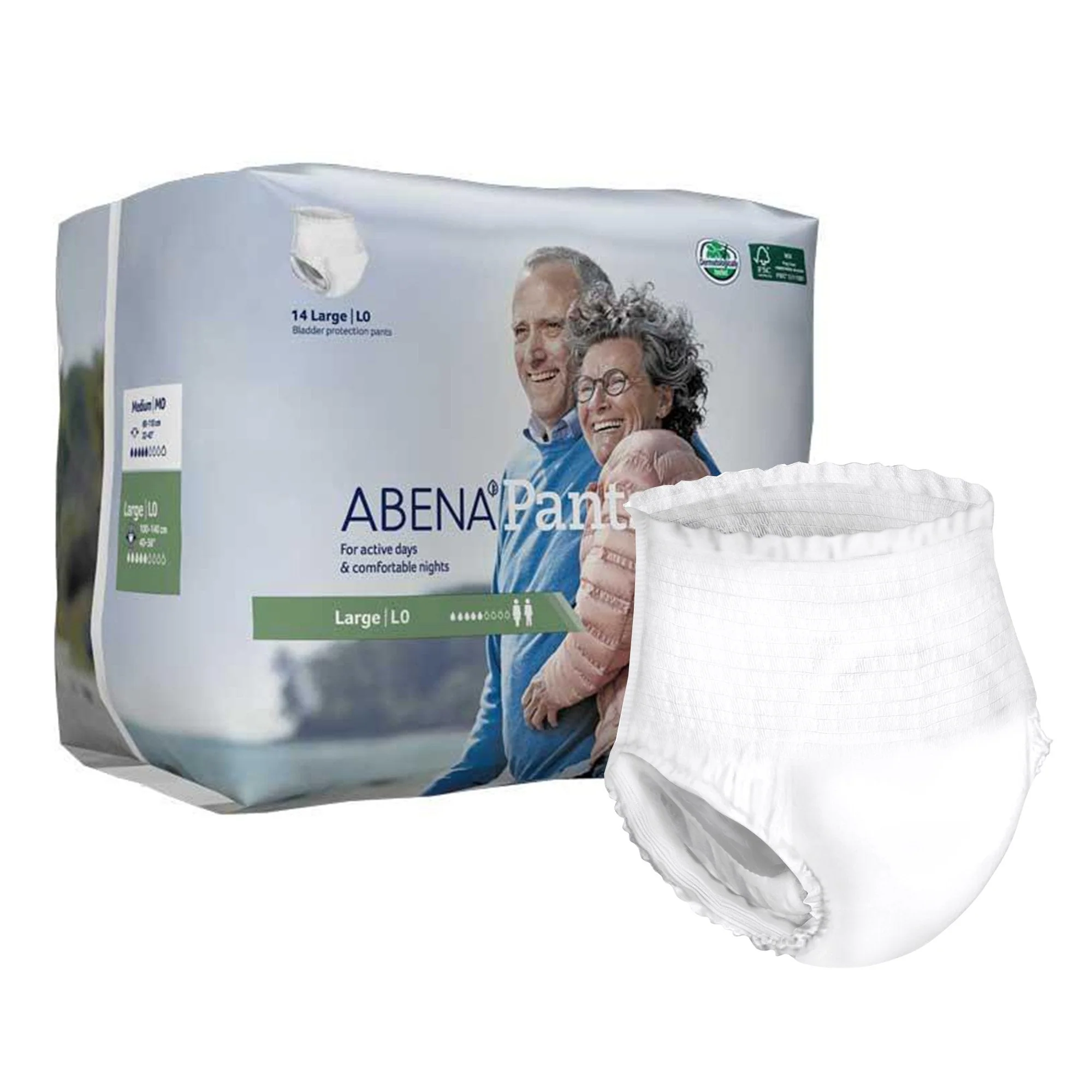 Abena North America Abena Pants L0 Absorbent Underwear, Large (84/CS) - Image 2
