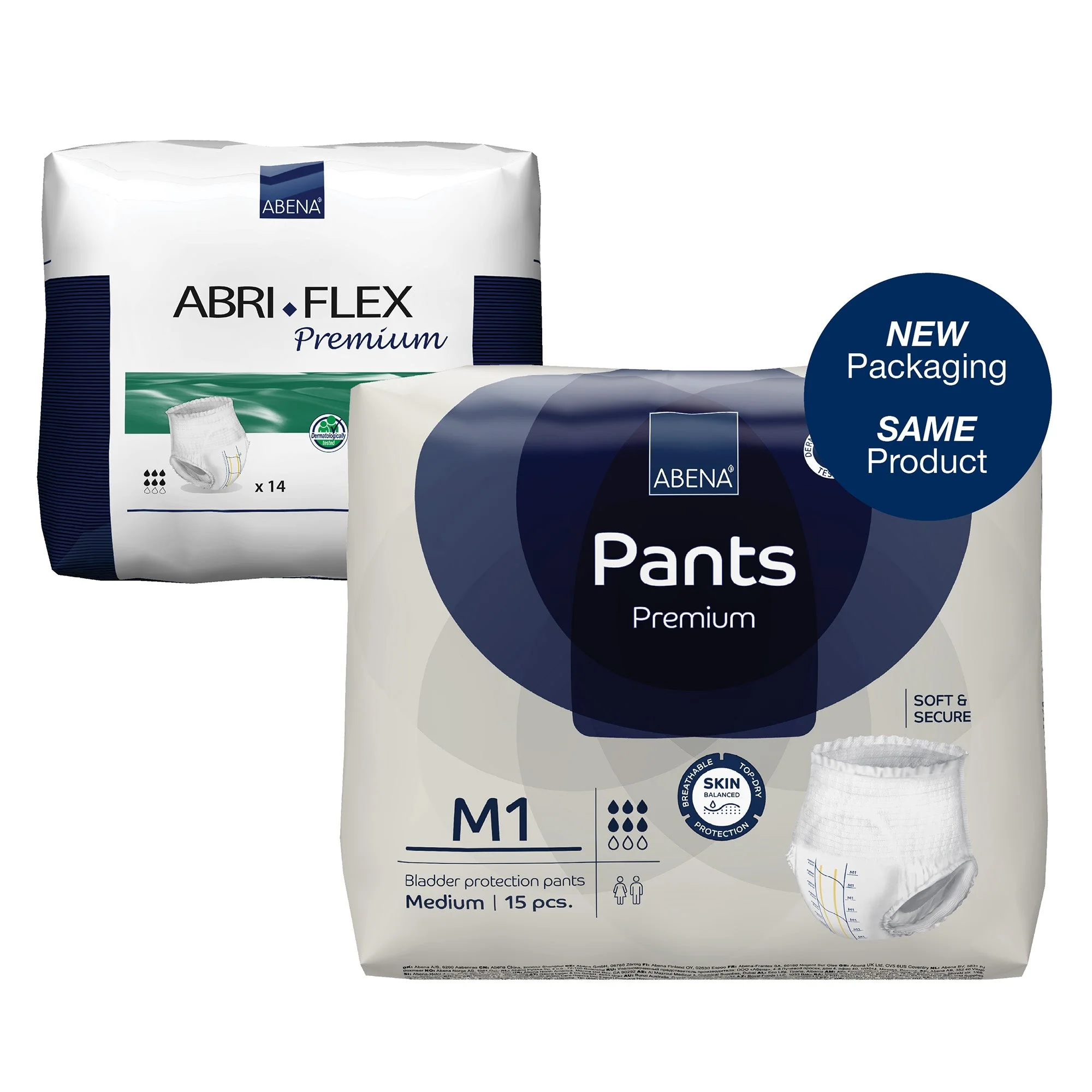 Abena North America Abena Premium Pants M1 Incontinence Brief, Medium (90/CS) - Image 2