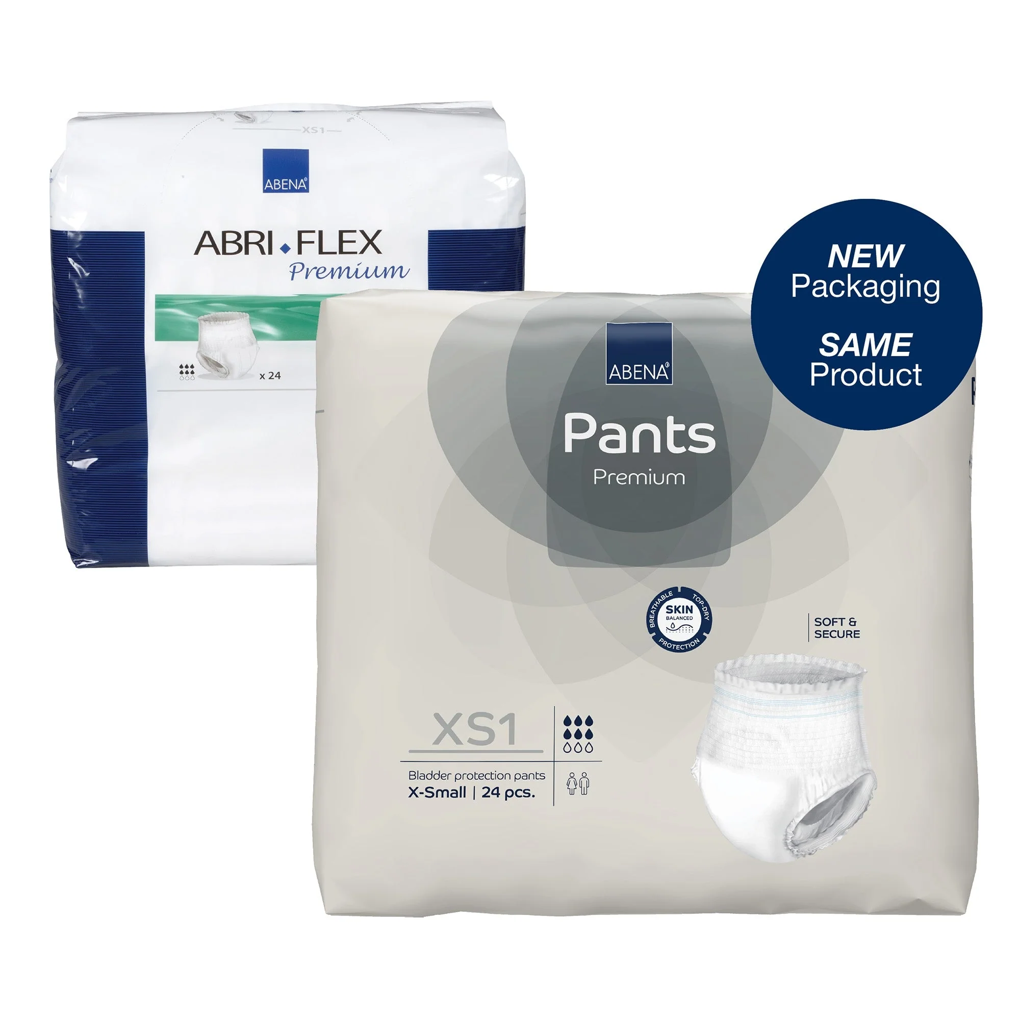 Abena North America Abri-Flex Premium XS1 Absorbent Underwear, Extra Small (96/CS)