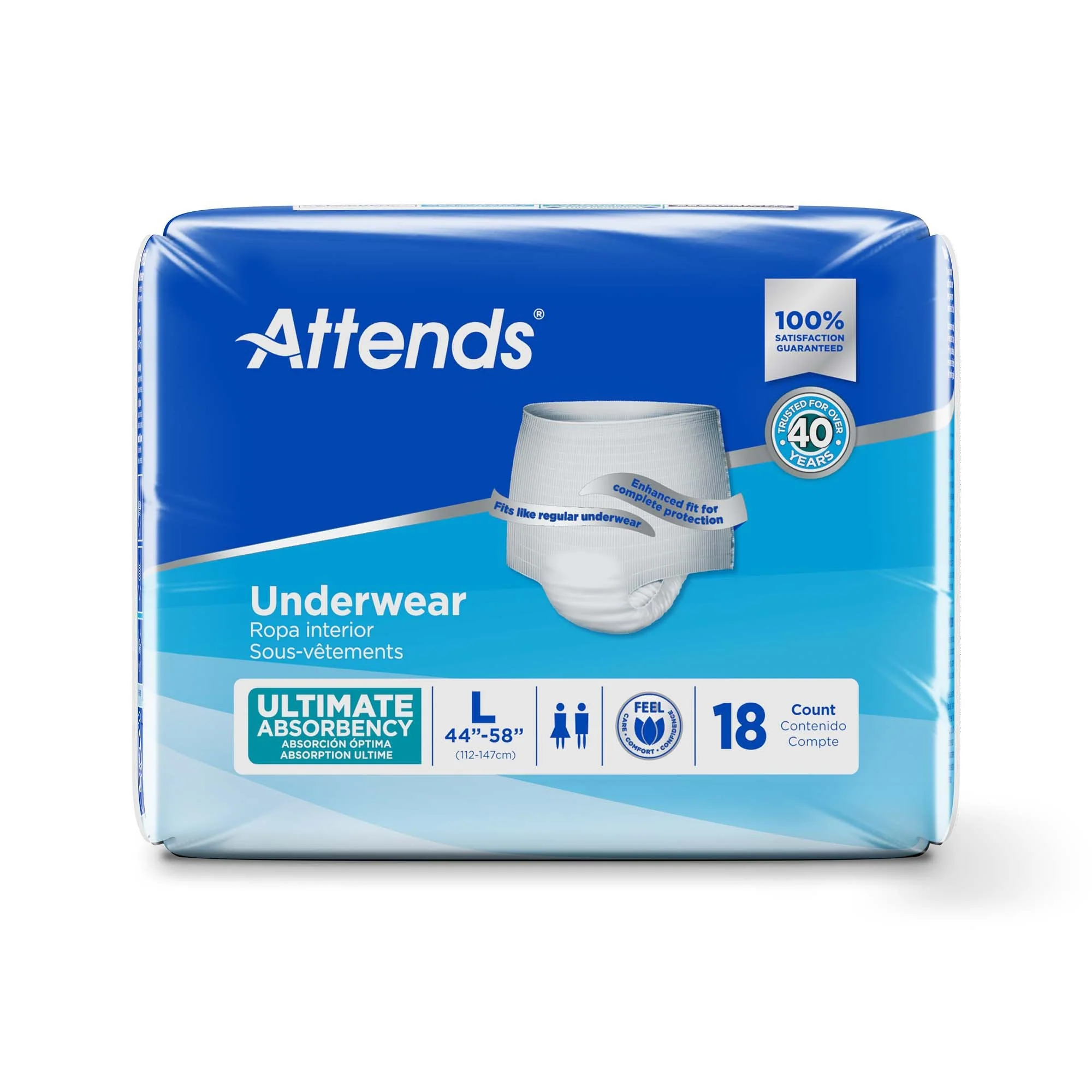 Attends Healthcare Products Attends Advanced Underwear, Large (72/CS) - Image 3