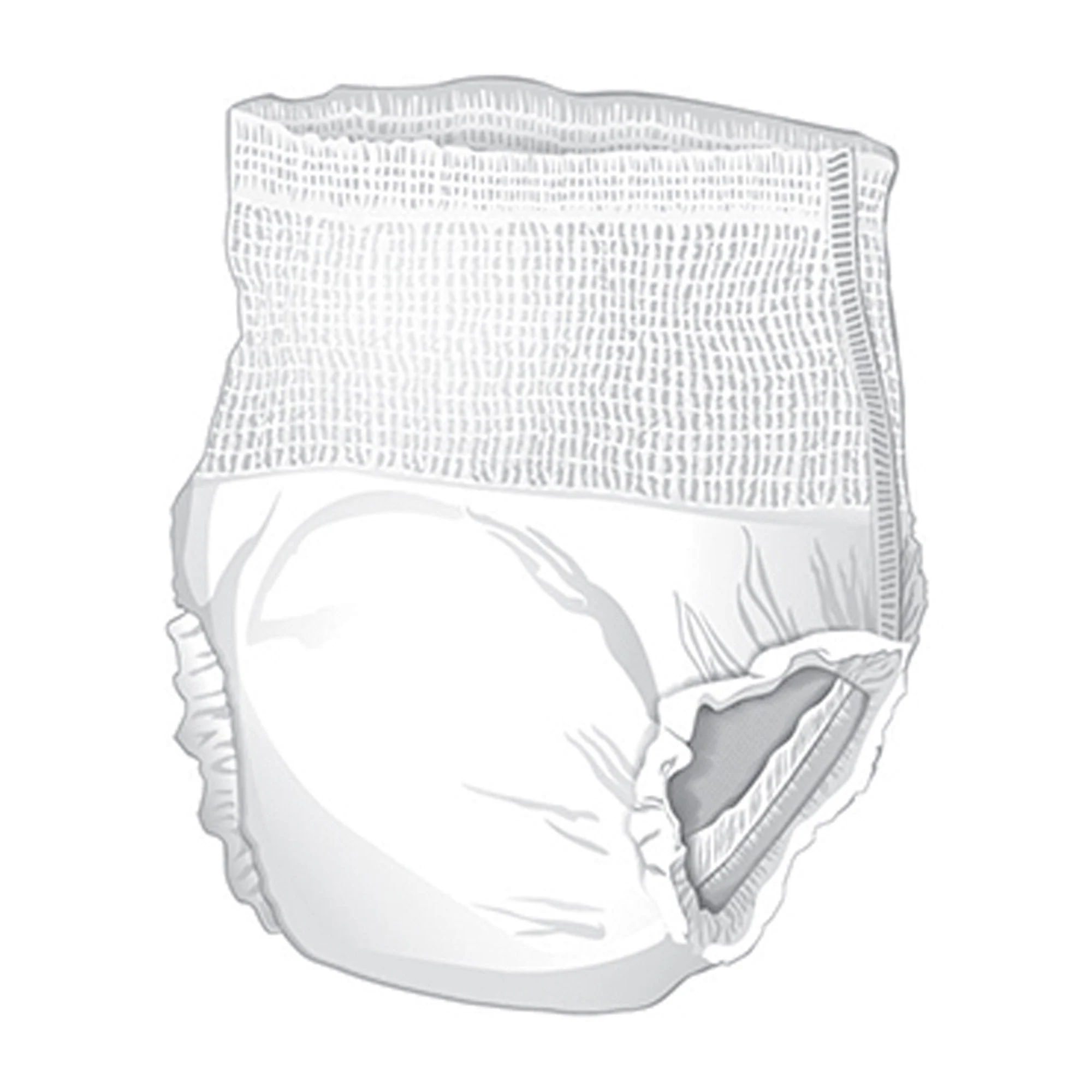 McKesson Brand McKesson Classic Light Absorbency Incontinence Underwear, Medium (4/CS) - Image 2