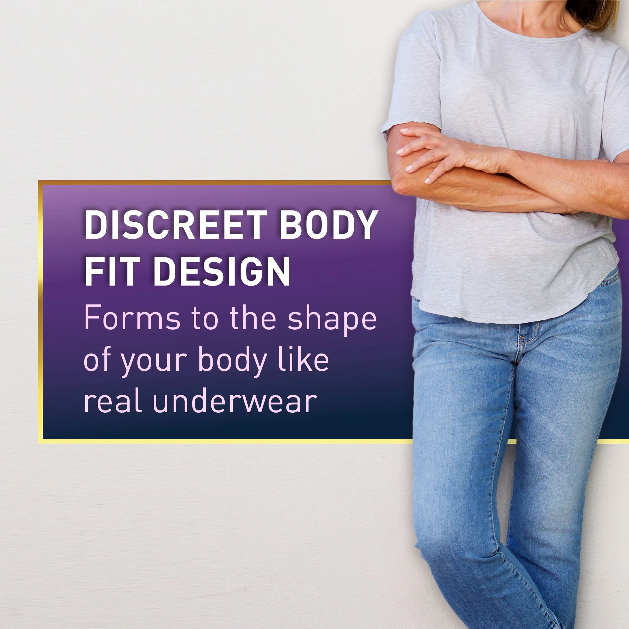 McKesson Brand McKesson Premium Discreet Underwear for Women, Heavy Absorbency, Extra-Large (80/CS) - Image 2