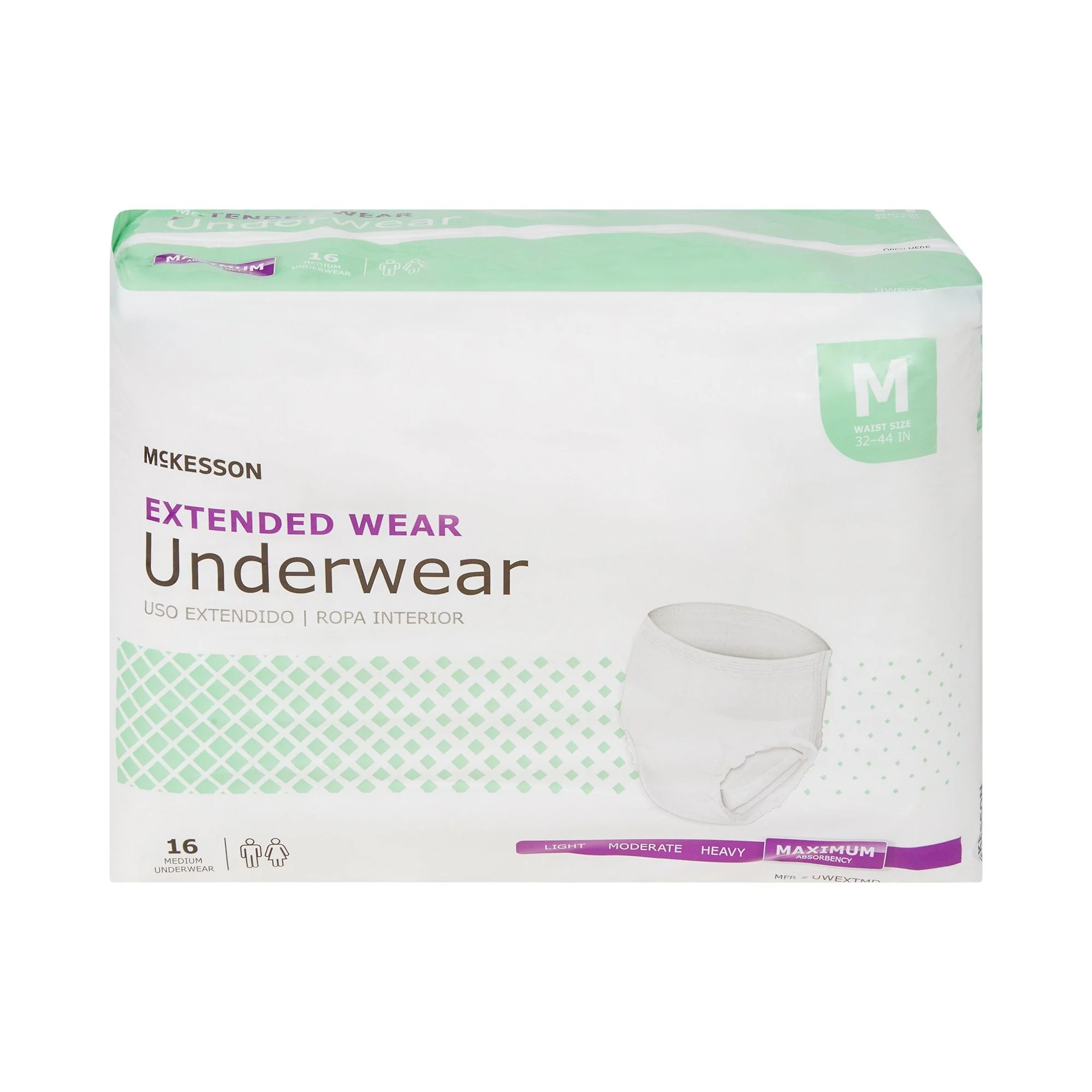 McKesson Brand McKesson Extended Wear Maximum Absorbency Underwear, Medium (64/CS) - Image 4