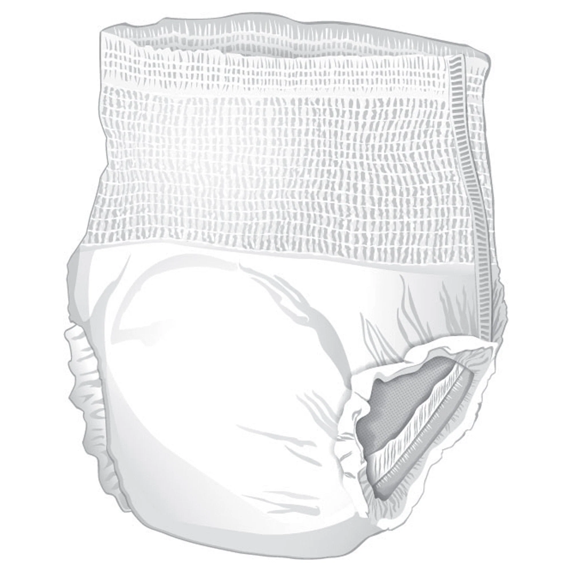 McKesson Brand McKesson Super Moderate Absorbency Incontinence Underwear, Extra Large (56/CS) - Image 2