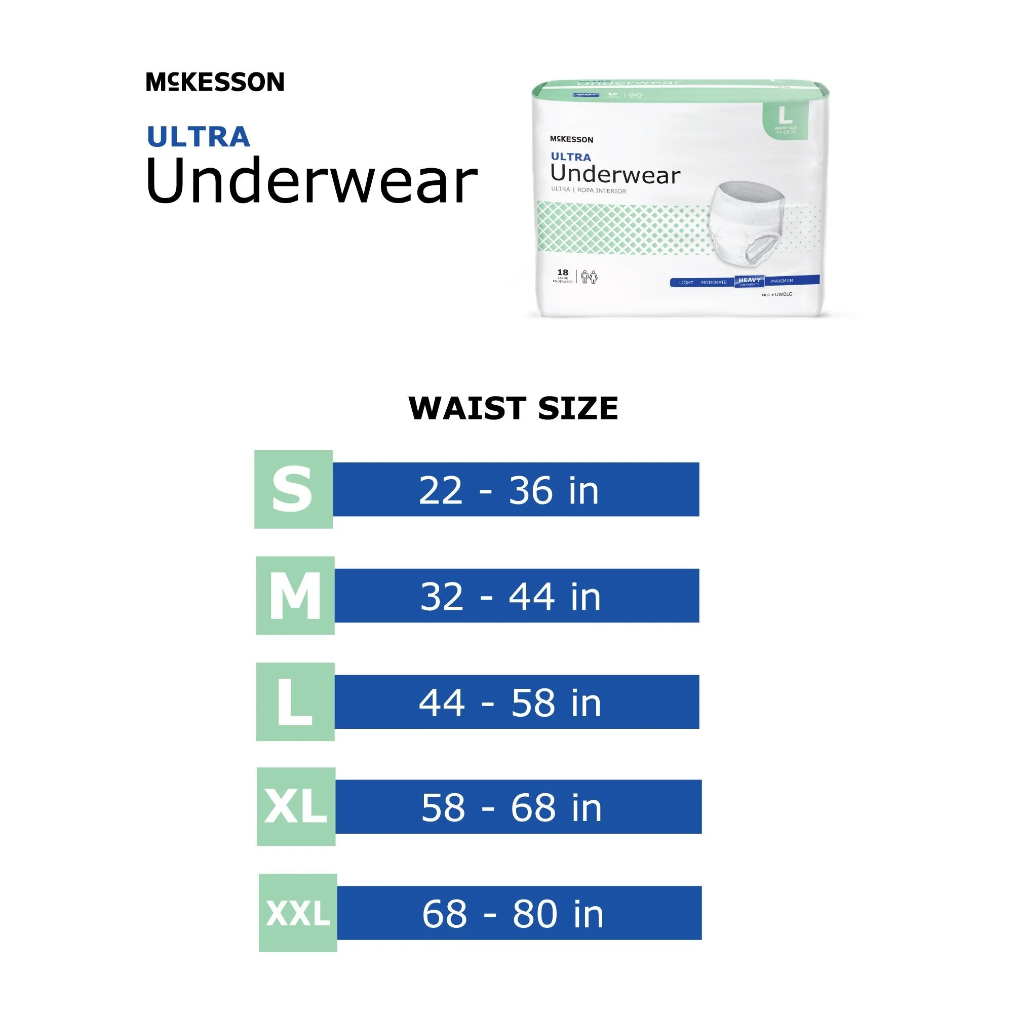 McKesson Brand McKesson Ultra Heavy Absorbent Underwear, Large (4/CS) - Image 3