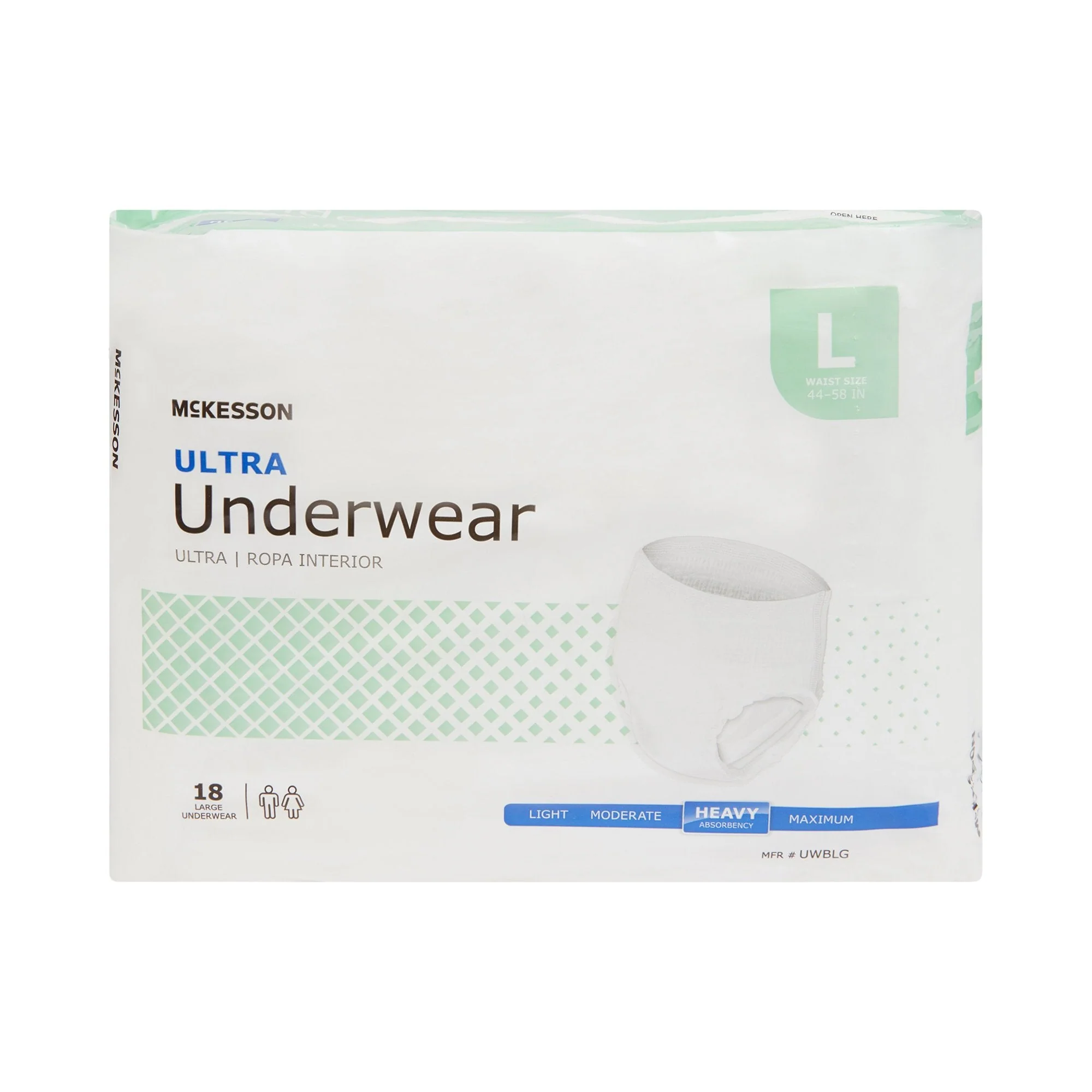 McKesson Brand McKesson Ultra Heavy Absorbent Underwear, Large (4/CS) - Image 4