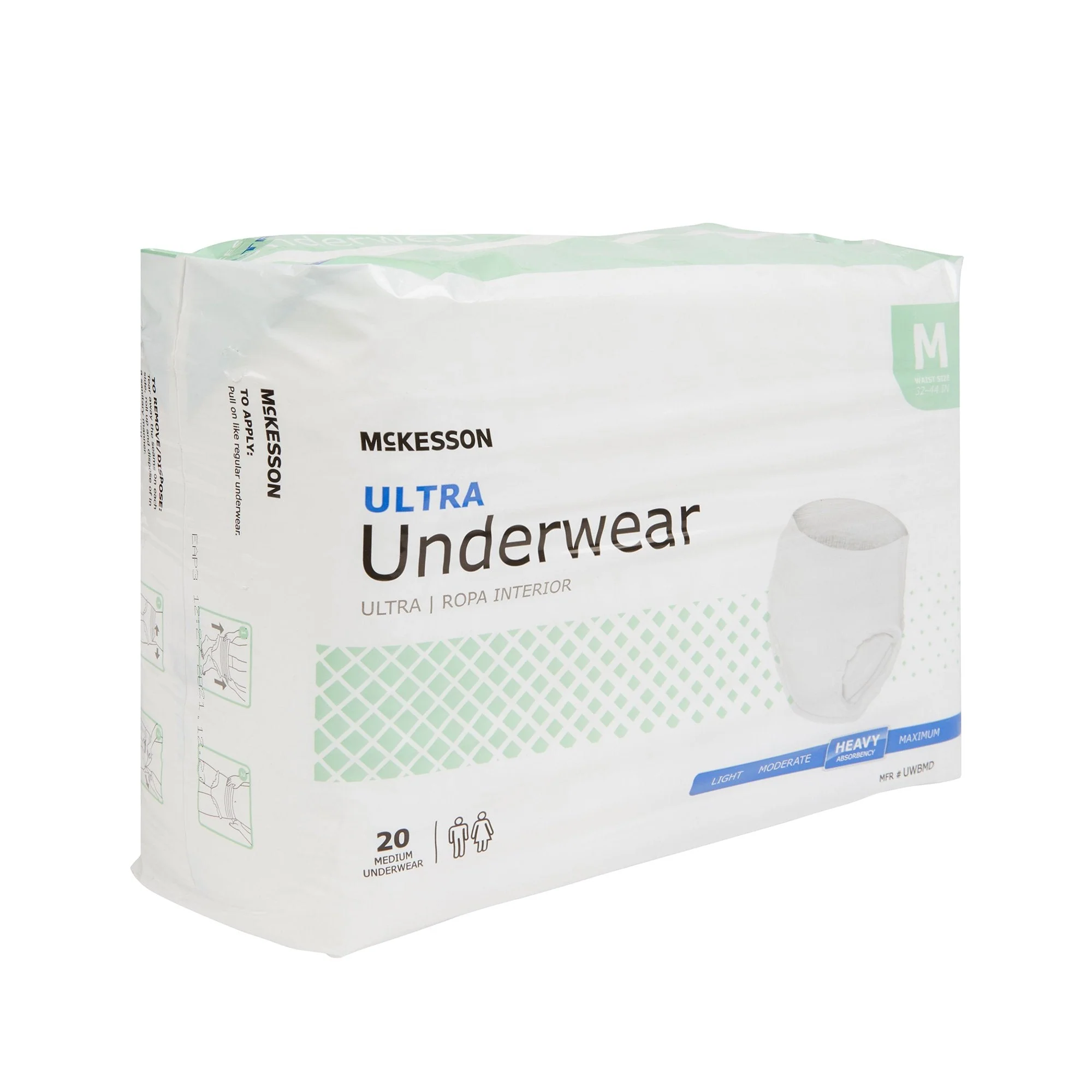 McKesson Brand McKesson Ultra Heavy Absorbent Underwear, Medium (4/CS) - Image 5