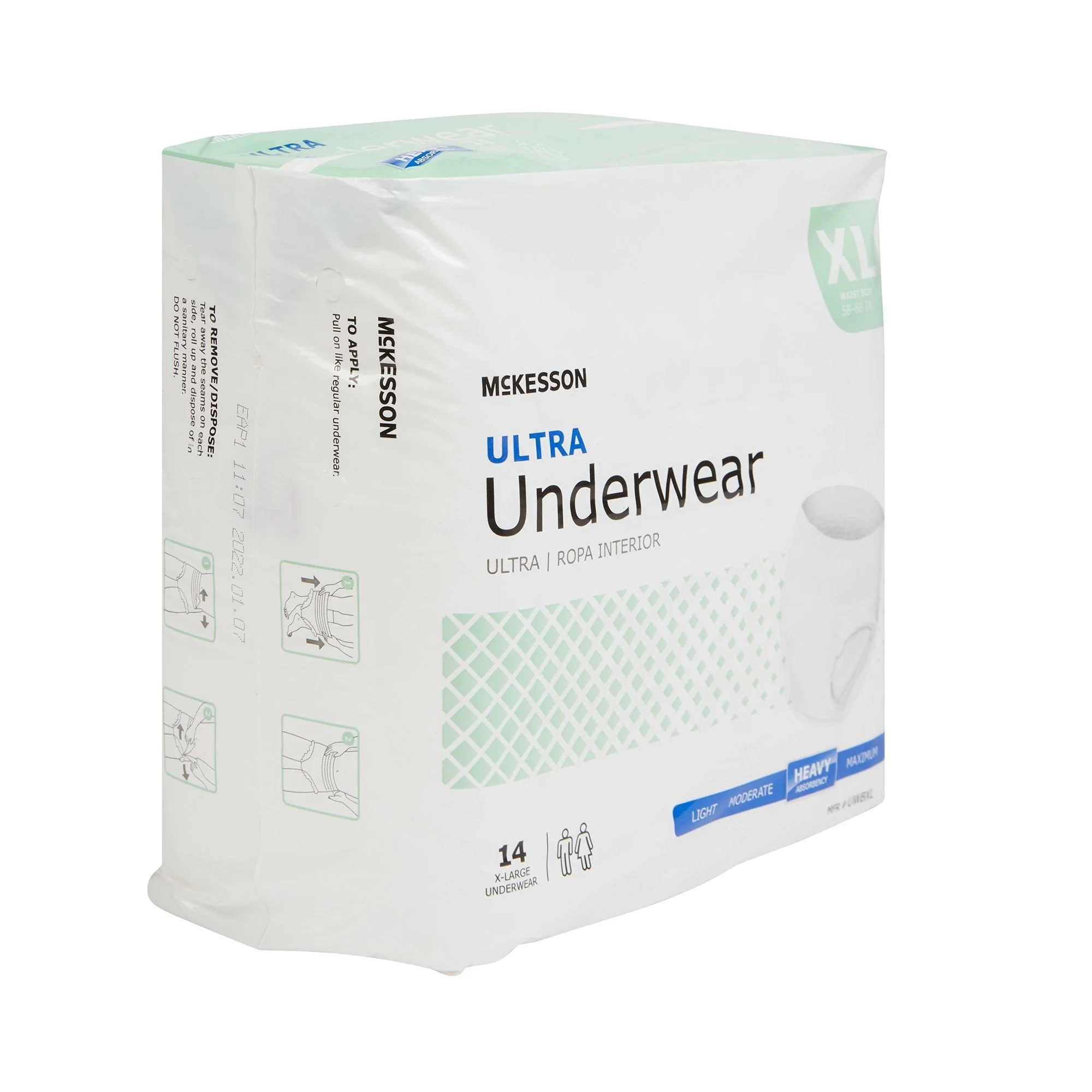 McKesson Brand McKesson Ultra Heavy Absorbent Underwear, X-Large (4/CS) - Image 5