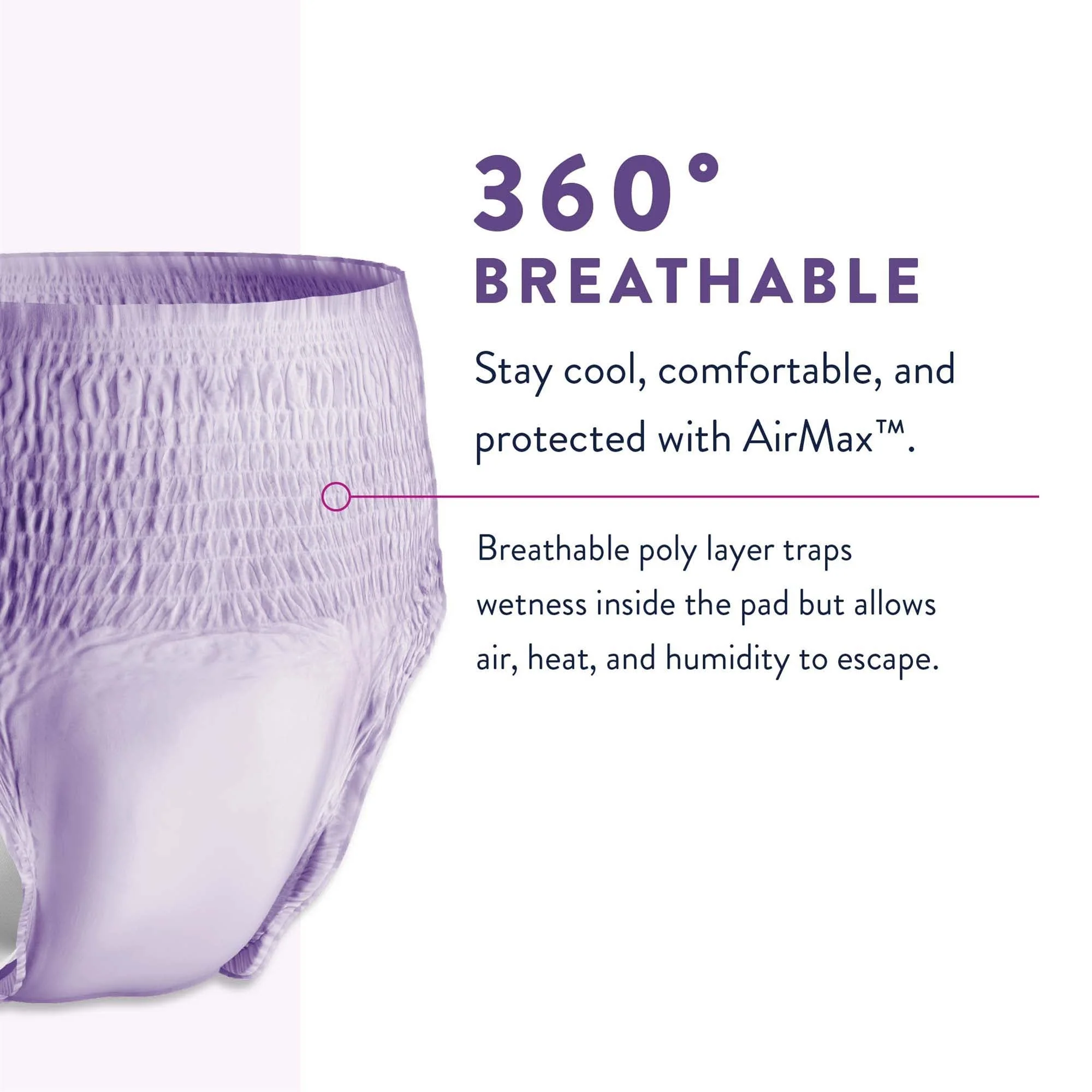 First Quality Products LLC Prevail Per-Fit Women Extra Absorbent Underwear, Large (72/CS) - Image 6