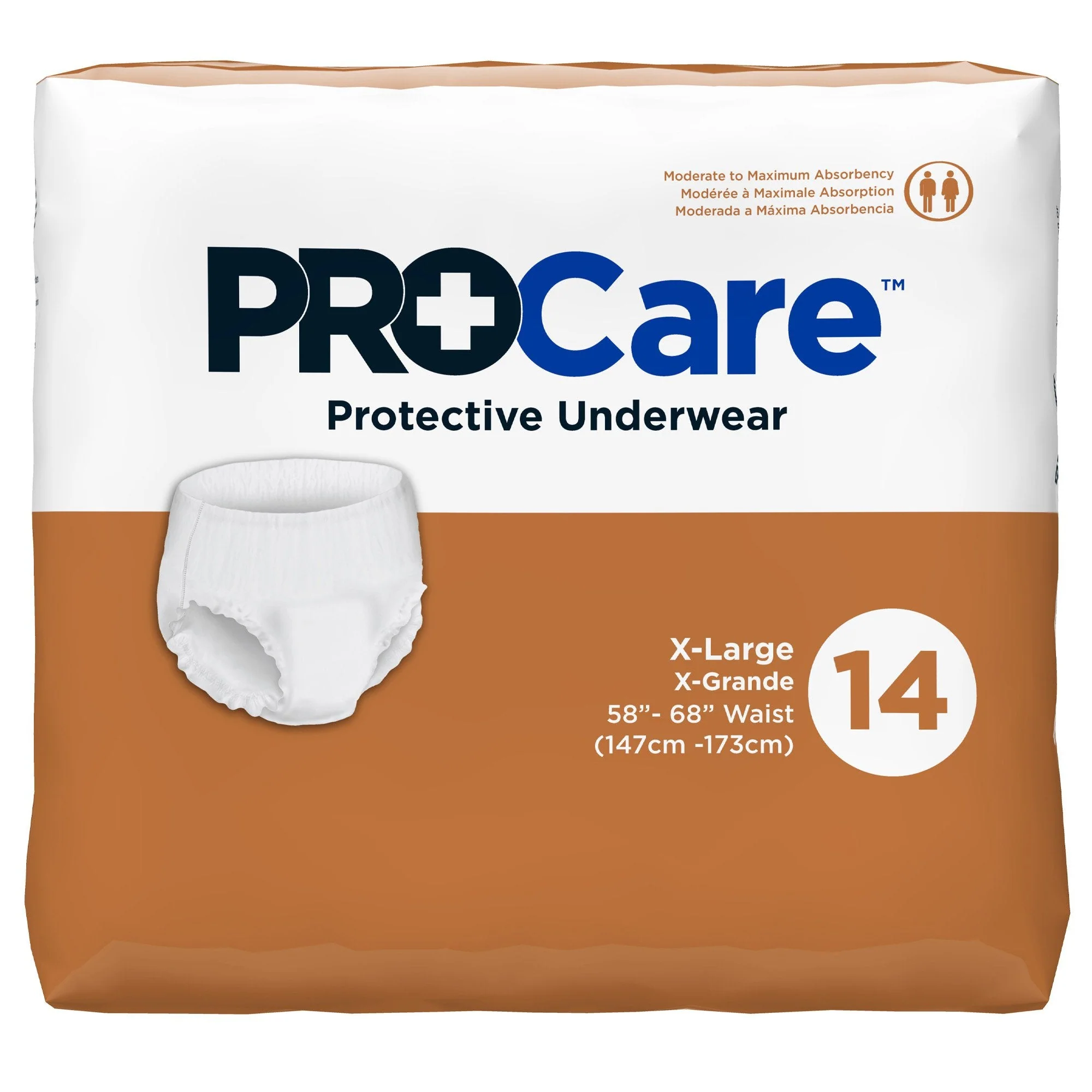First Quality Products LLC ProCare Moderate to Maximum Absorbent Underwear, Extra Large (56/CS) - Image 3