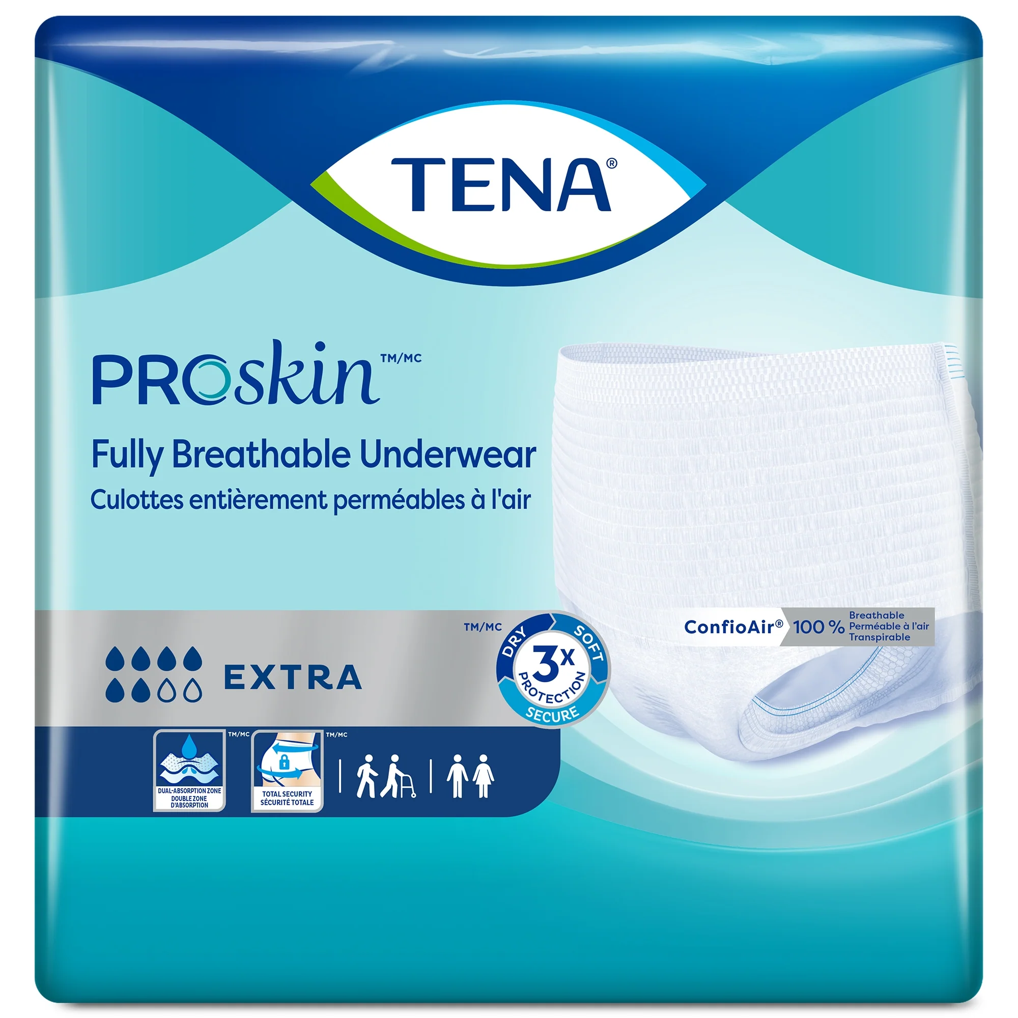 Essity HMS North America Inc Tena ProSkin Extra Absorbent Underwear, Small (64/CS) - Image 7