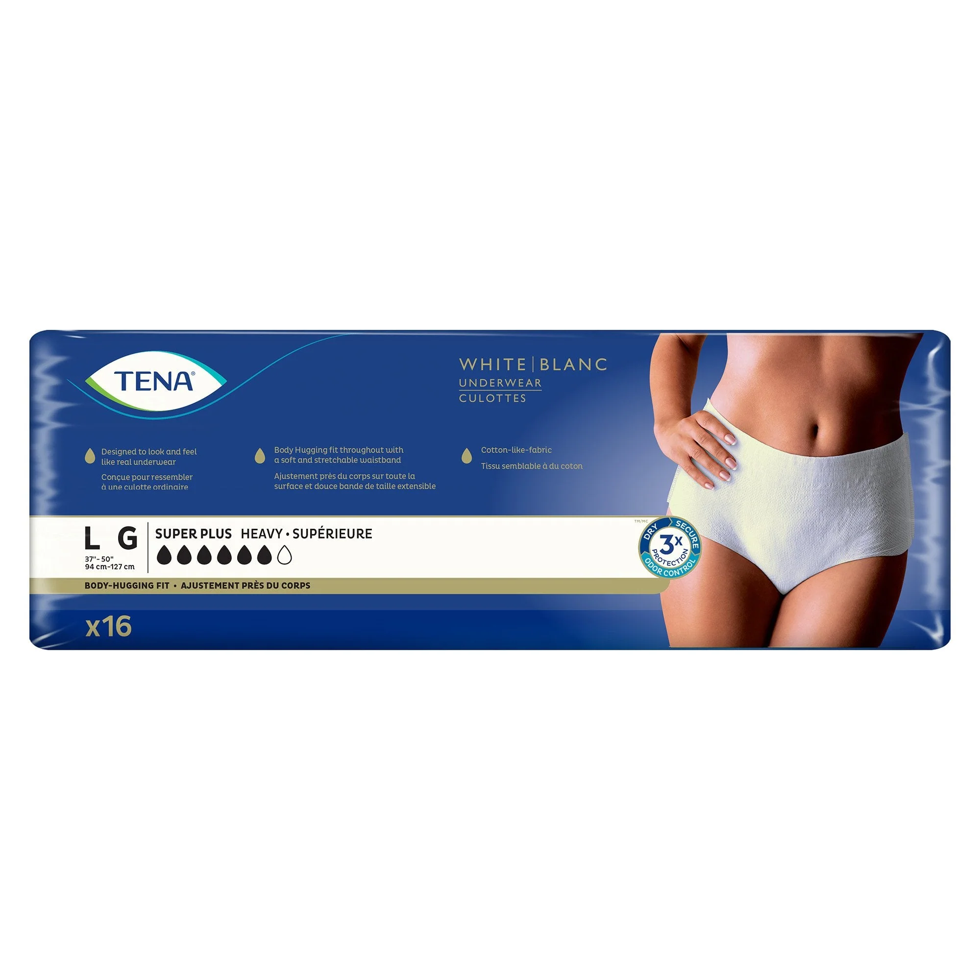 Essity HMS North America Inc Tena Women Super Plus Absorbent Underwear, Large (64/CS) - Image 7