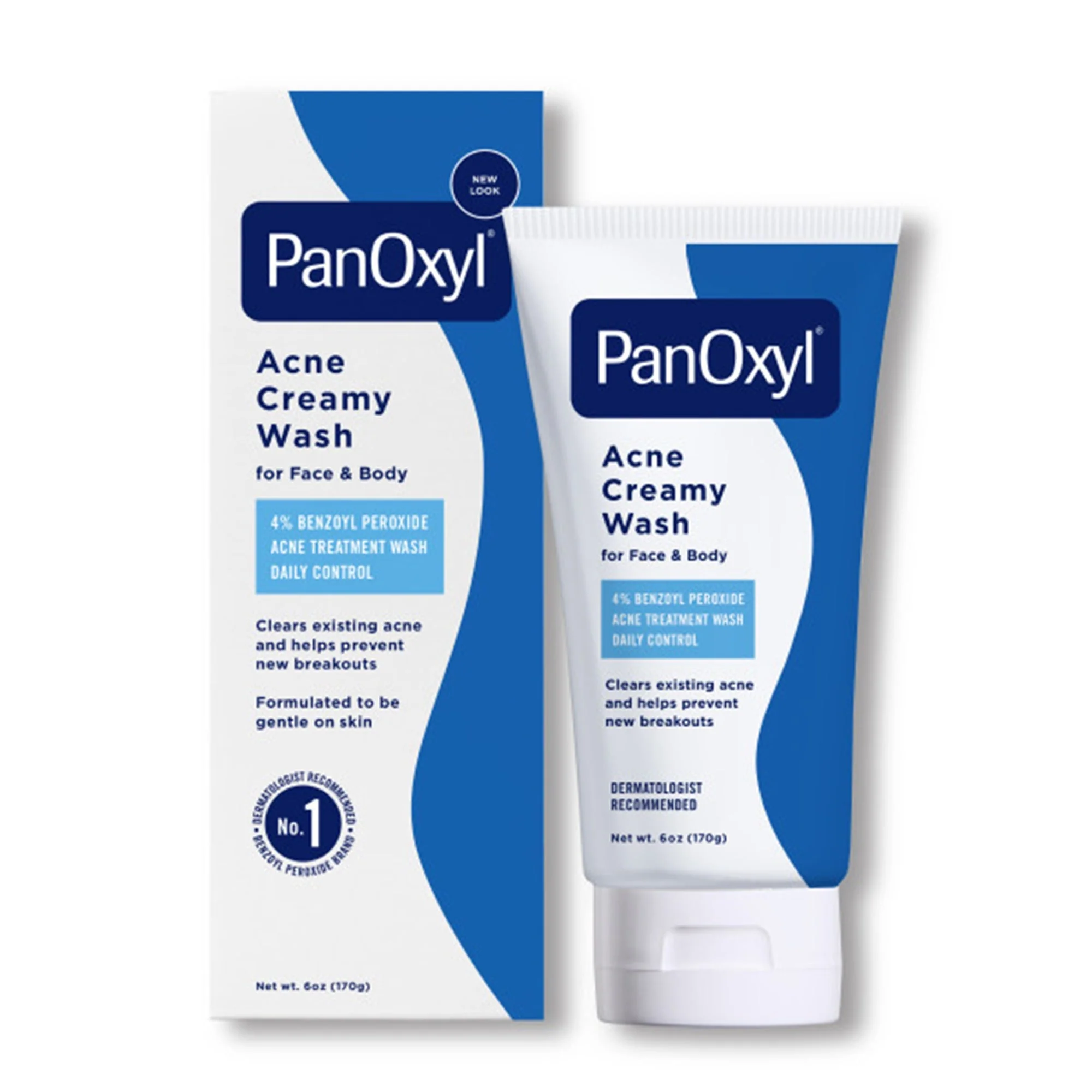 Emerson Healthcare PanOxyl Acne Creamy Wash, 6-ounce Tube