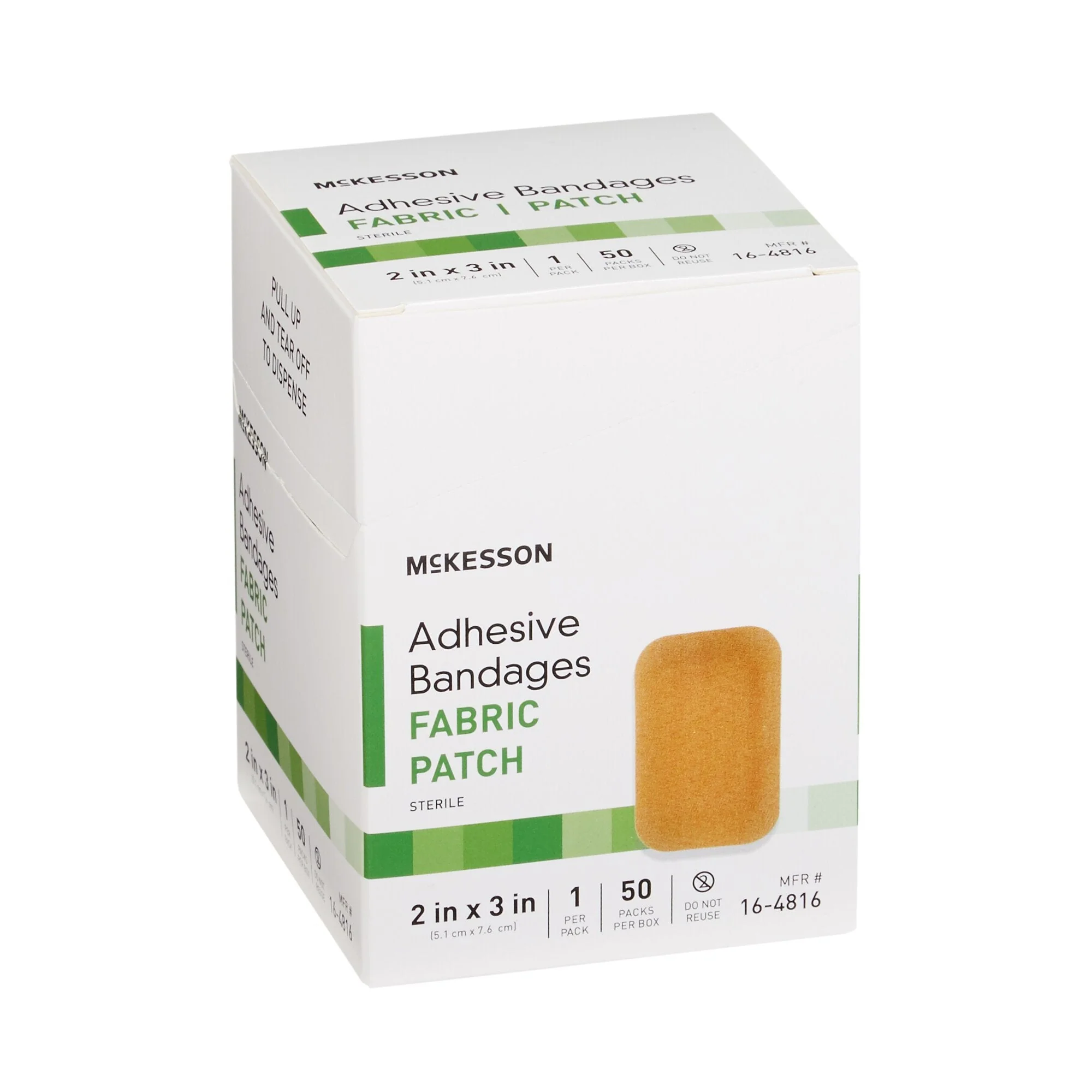 McKesson Brand McKesson Tan Adhesive Strip, 2 x 3 Inch (1200/CS) - Image 5