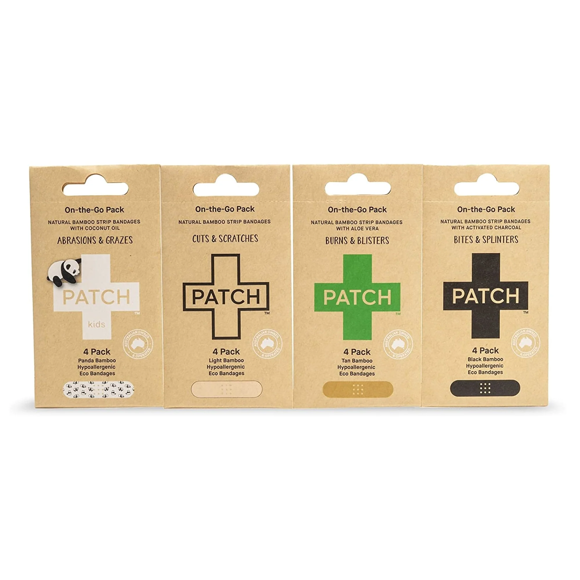 Nutricare USA LLC Patch On The Go Sample Pack Adhesive Strip, 3/4 x 3 Inch (100/CS)