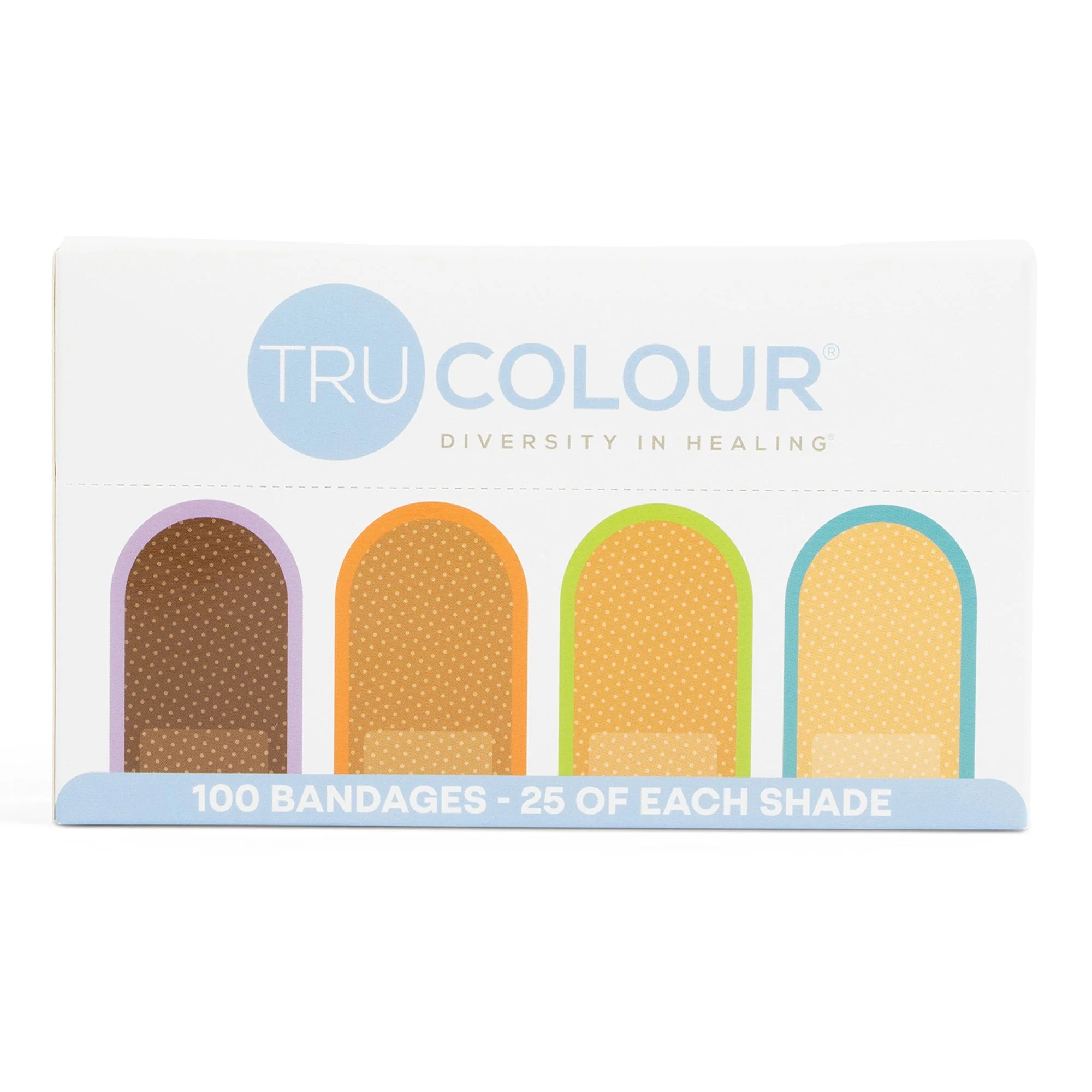 Tru-Colour Products LLC TruColour Beige / Olive / Brown / Dark Brown Adhesive Strip, 1 x 3 Inch (3600/CS)