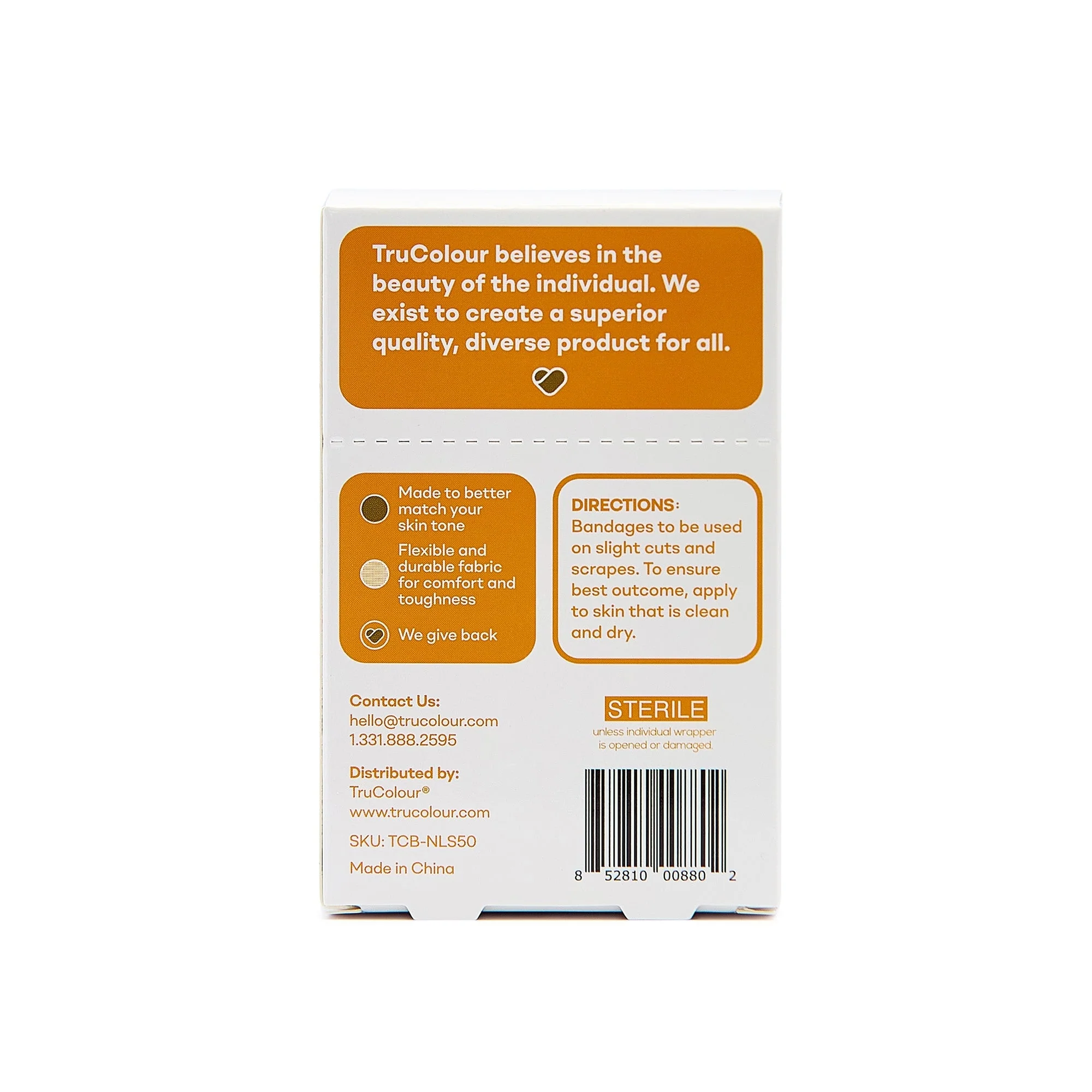 Tru-Colour Products LLC Tru-Colour Skin Tone Shade Fabric Bandage Adhesive Strips – Brown, 1 x 3 Inch (24/CS) - Image 6
