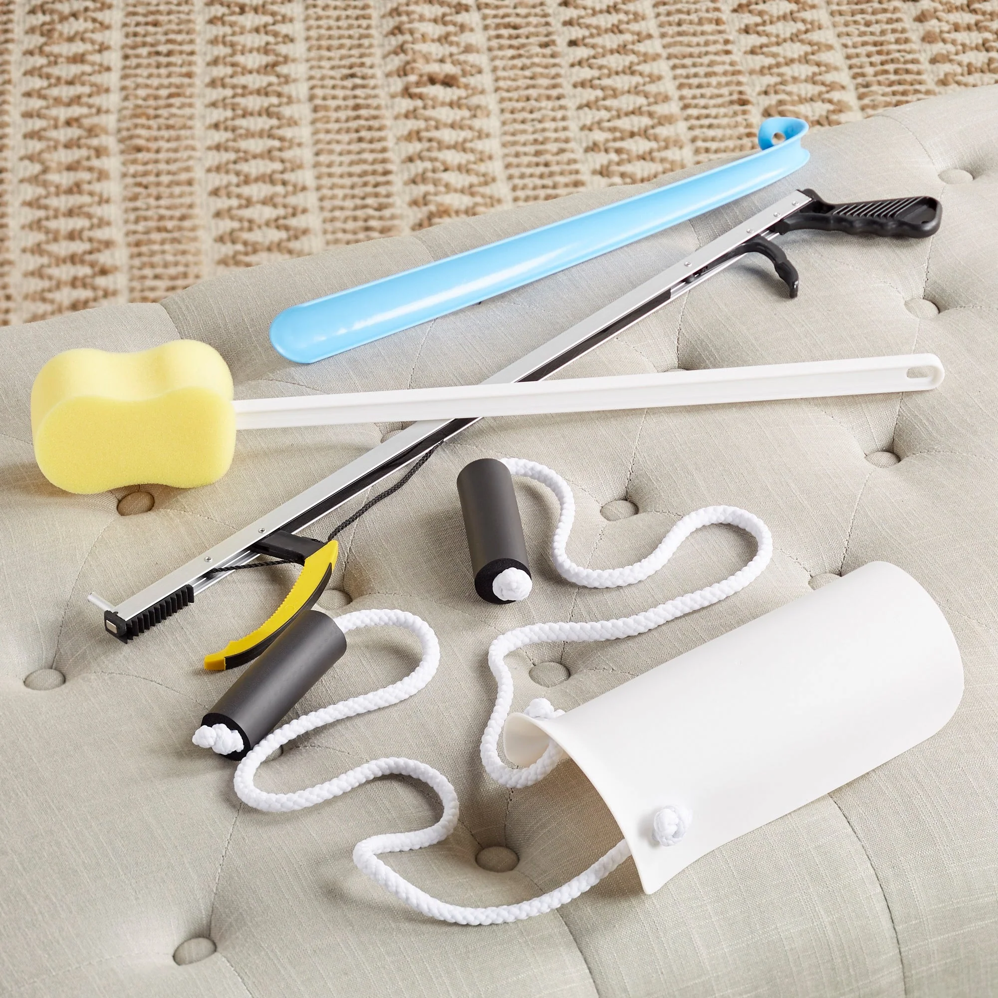 Fabrication Enterprises FabLife Hip Kit with 26 Inch Reacher and 18 Inch Plastic Shoehorn - Image 5