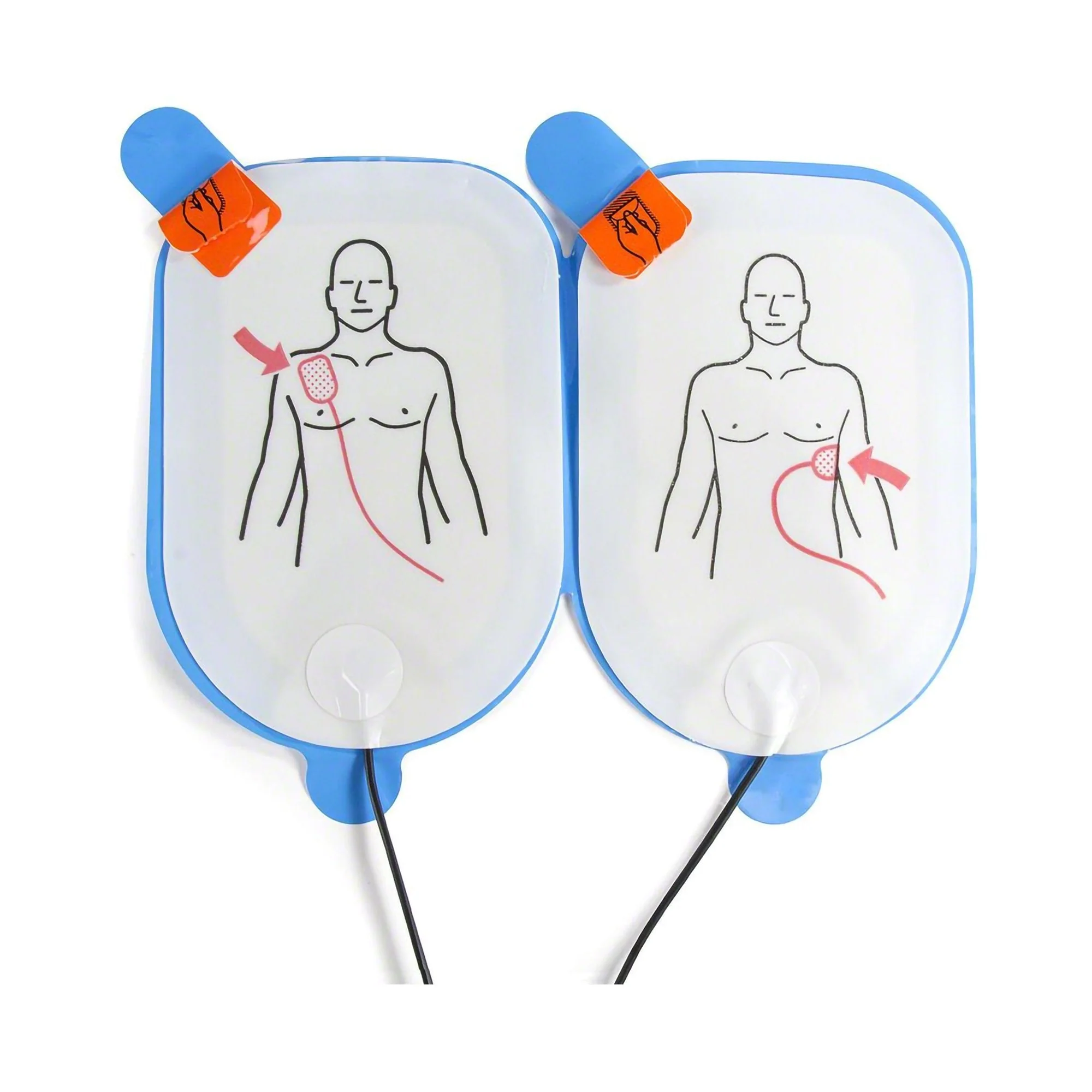 Worldpoint ECC Lifeline Adult Defibrillation Electrode Pads - Image 3