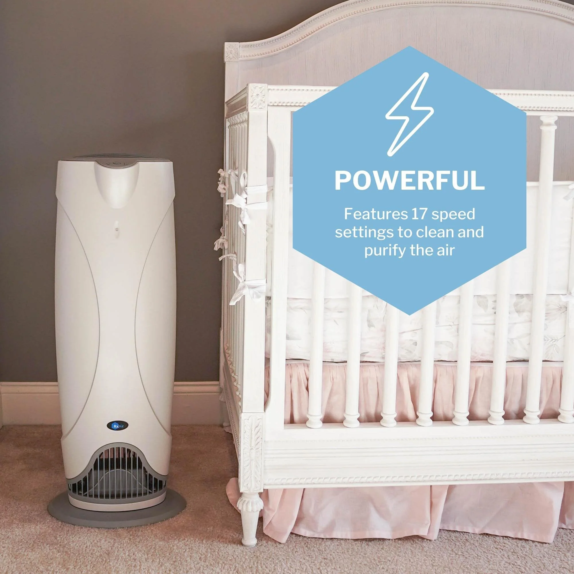 Vystar Corp Vystar RX-Air Purifier for Large Rooms, Filterless UV Purification - Image 5
