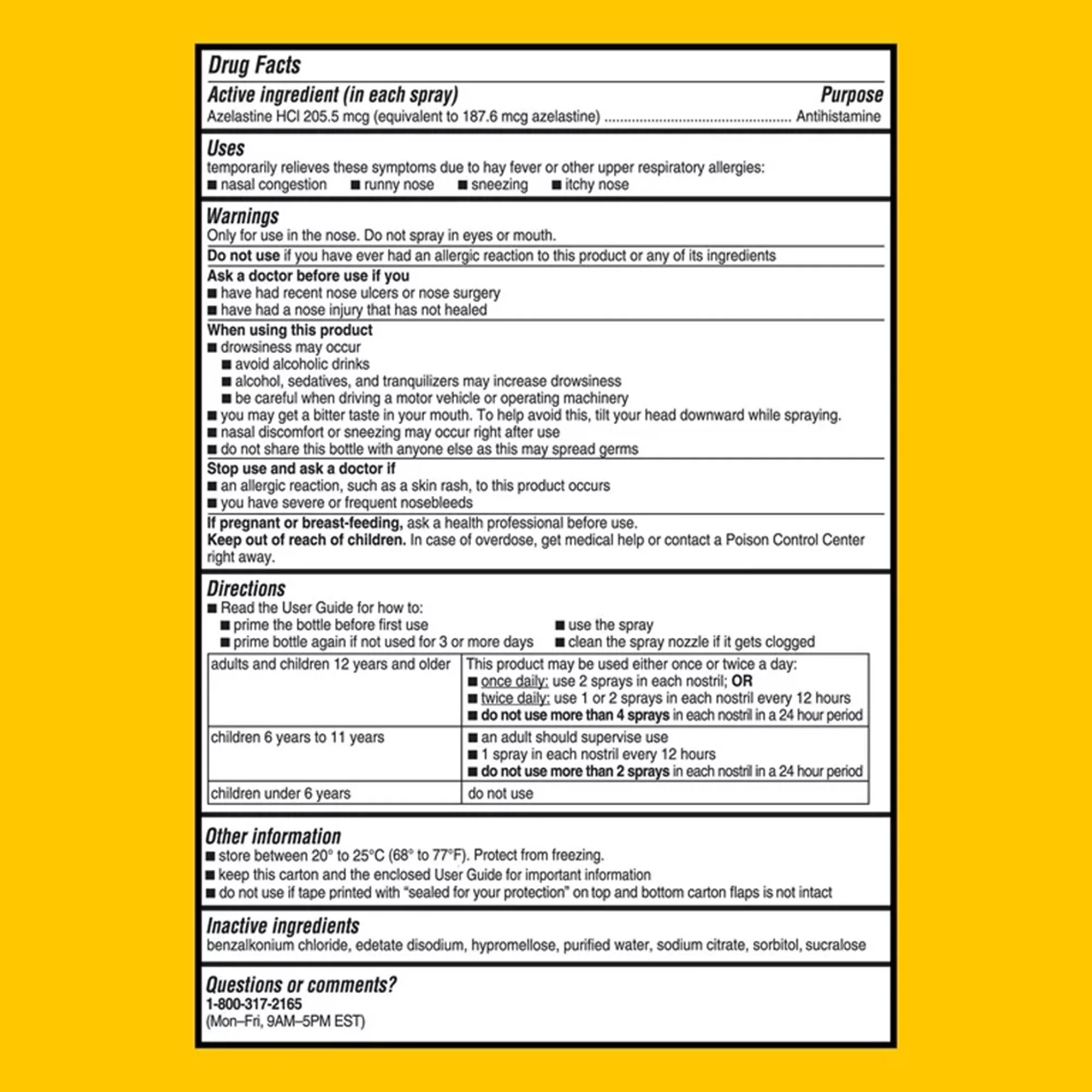 Bayer Astepro Allergy Antihistamine Nasal Spray - Image 2