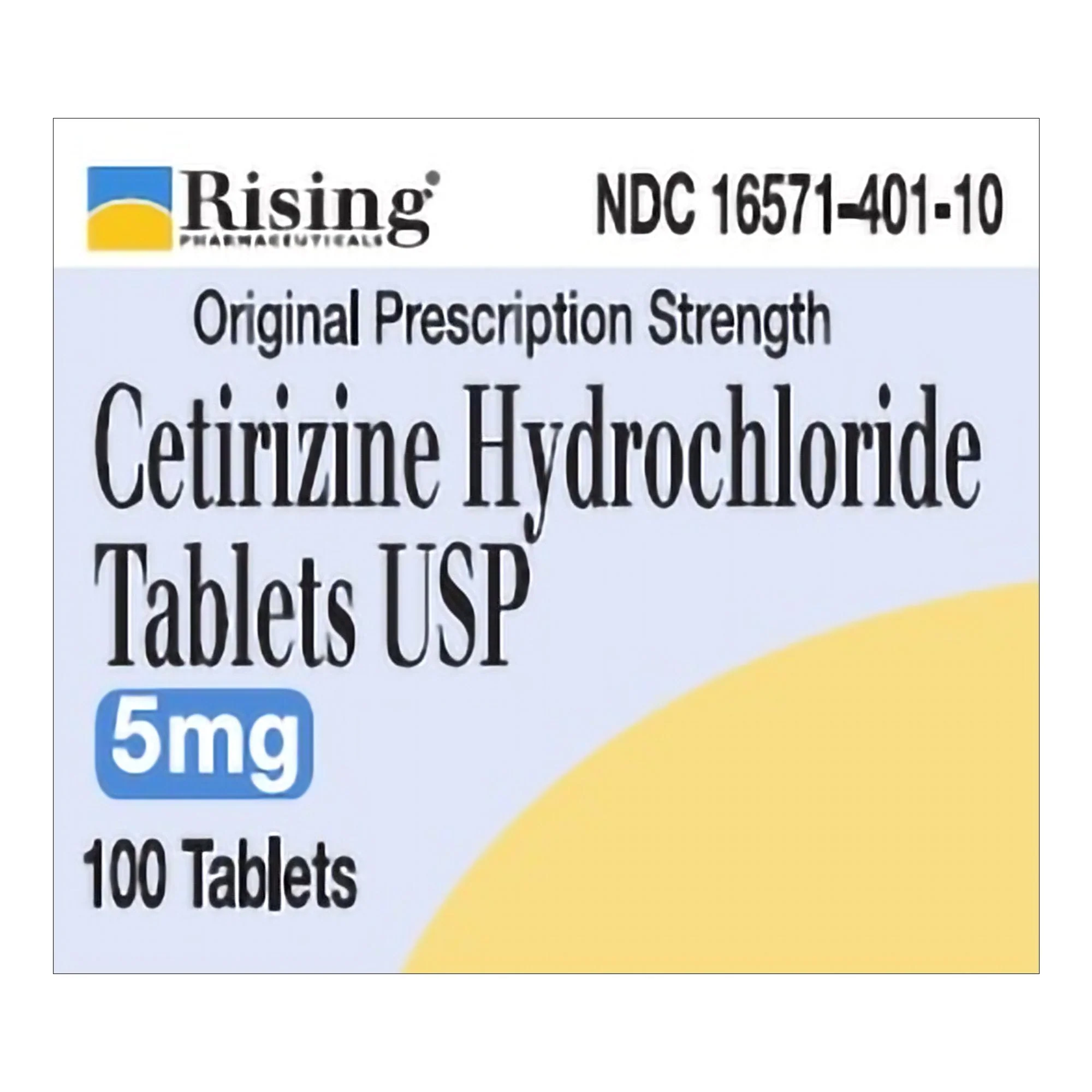 Rising Pharmaceuticals Rising Pharmaceuticals Prescription Strength Tablets, 5 mg, for Allergy Relief