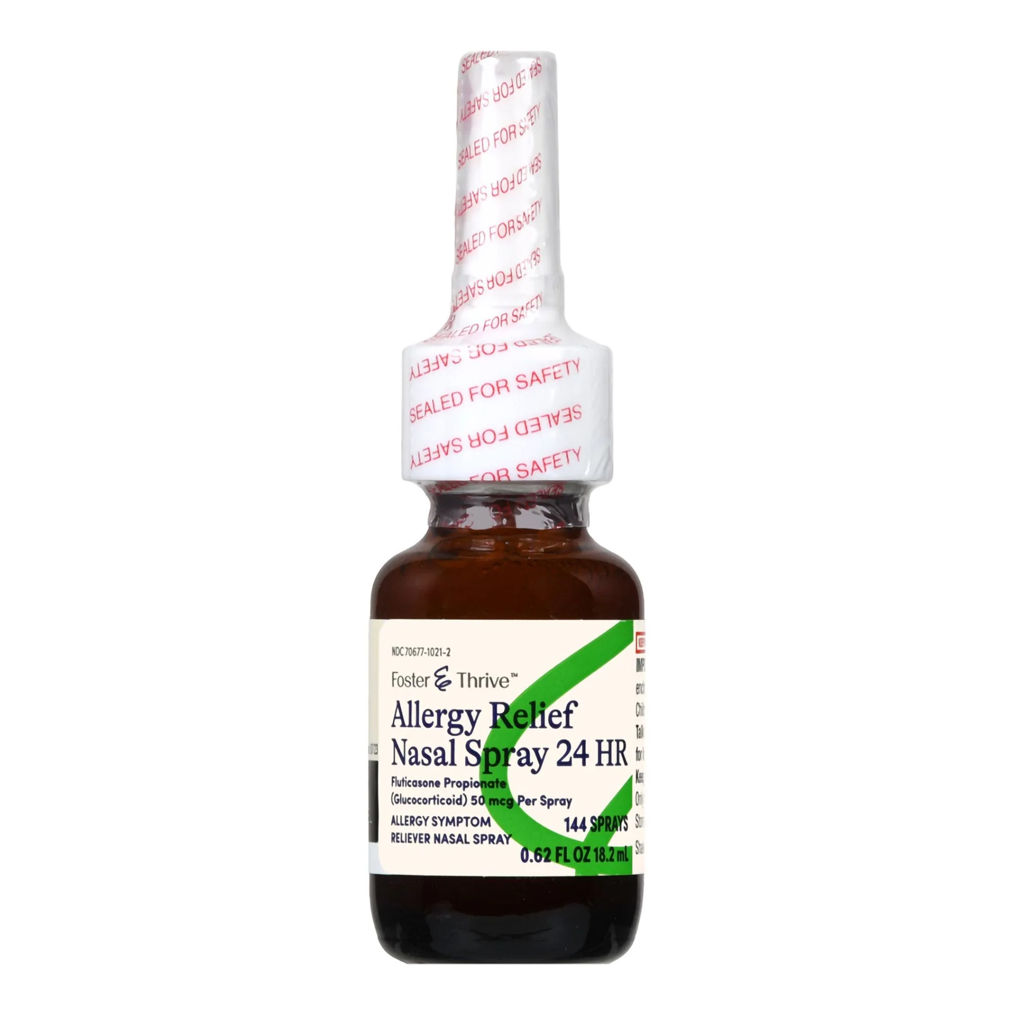 McKesson Brand Foster & Thrive Allergy Relief Nasal Spray 24 HR Fluticasone Propionate - Image 2