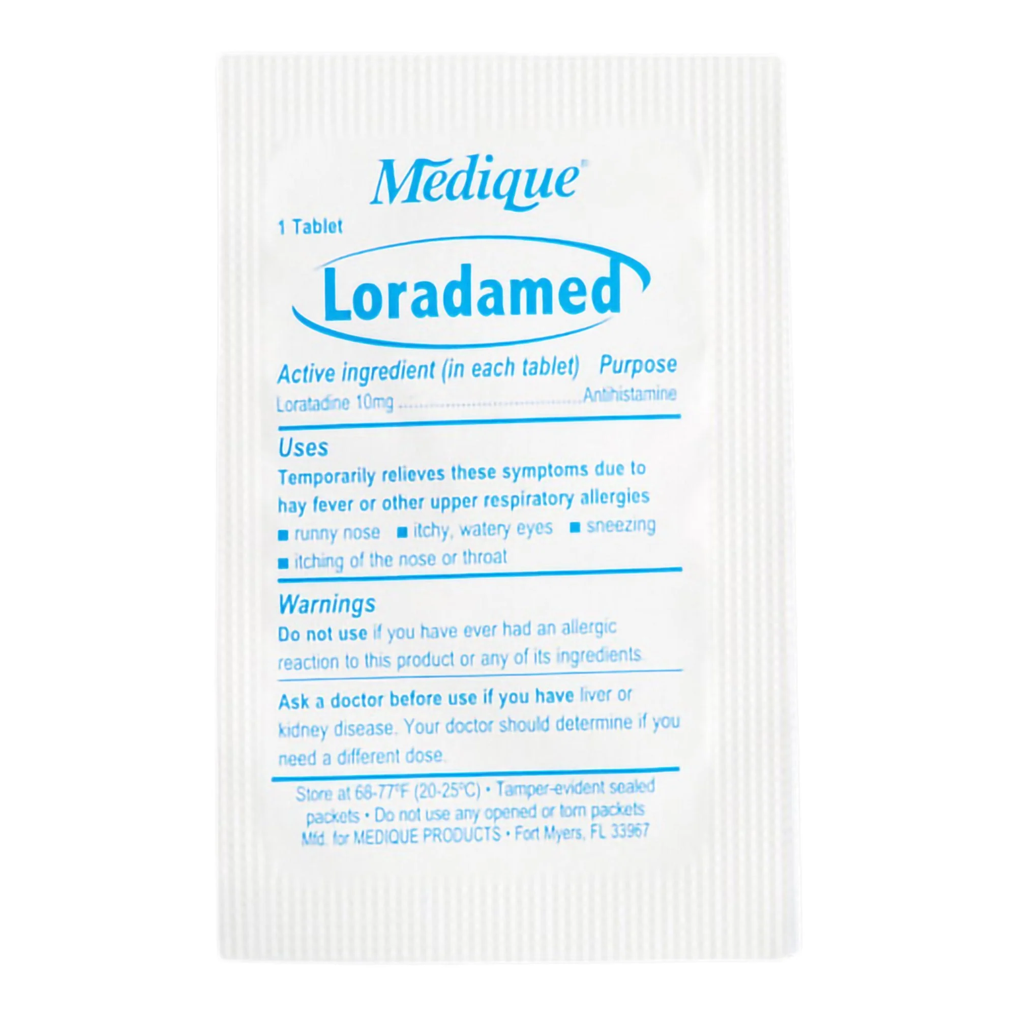 Medique Products Loradamed Loratadine Allergy Relief (50/BX) - Image 2