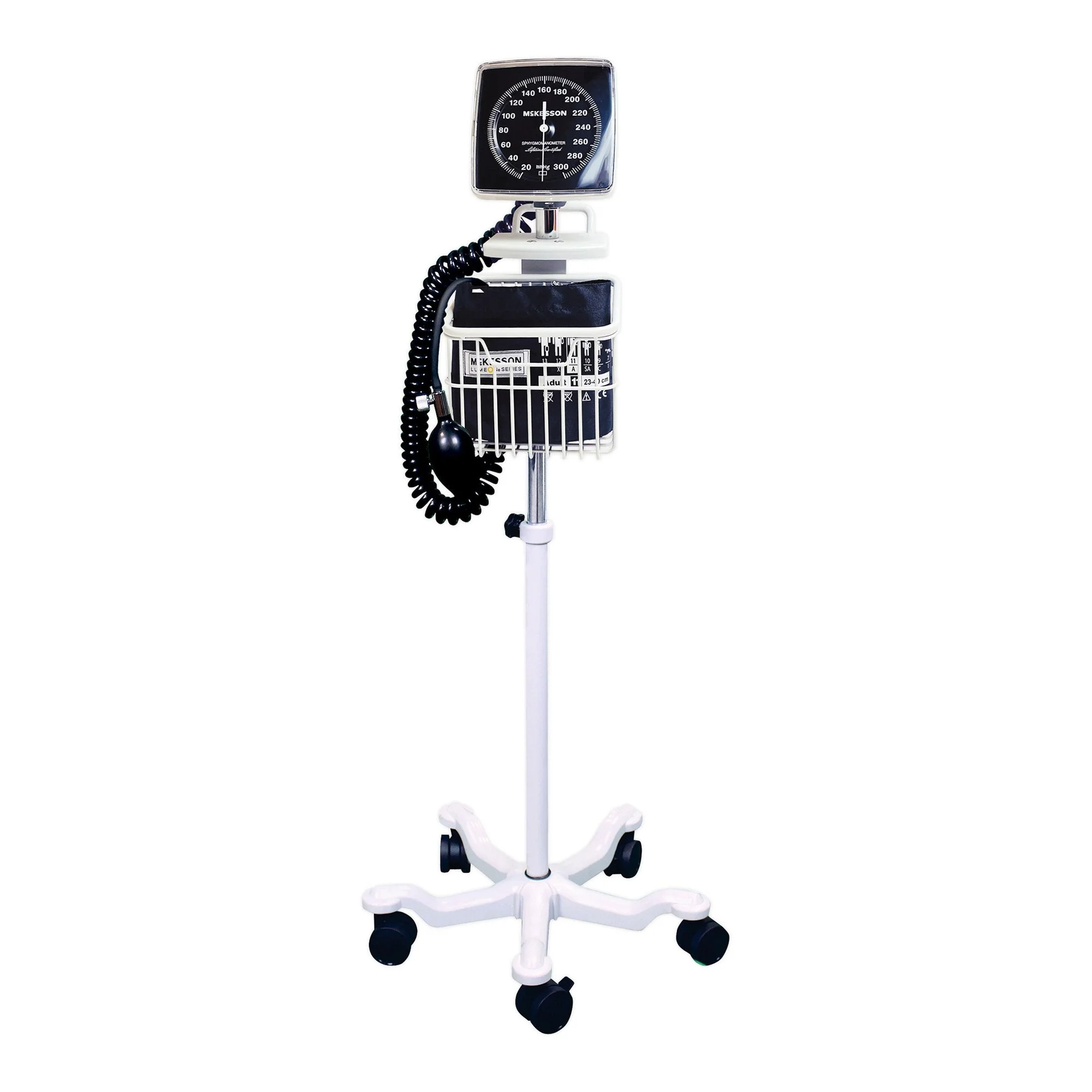 McKesson Brand McKesson Lumeon Mobile Aneroid Sphygmomanometer Unit, Medium Cuff (2/CS)