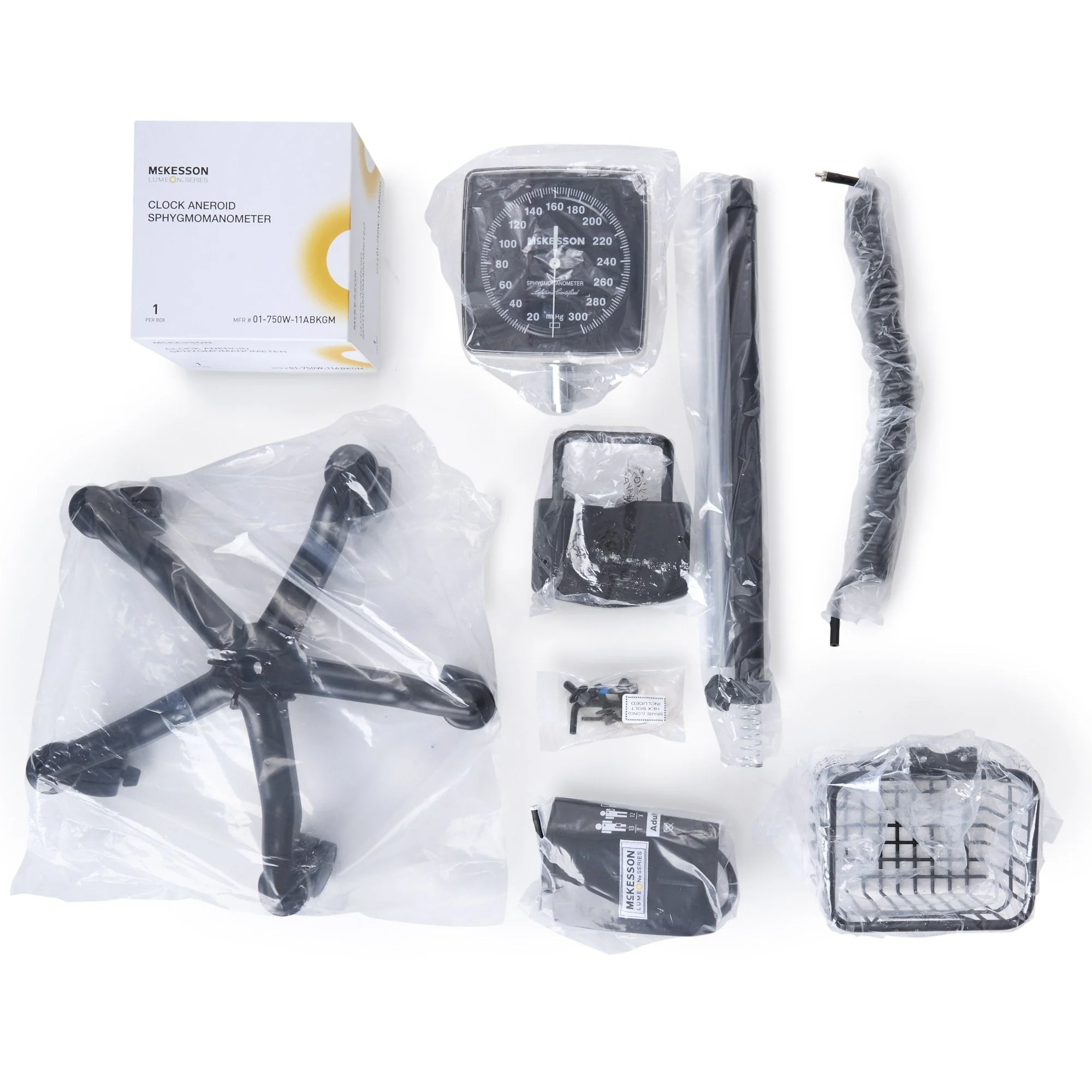 McKesson Brand McKesson Lumeon Mobile Aneroid Sphygmomanometer Unit, Medium Cuff (2/CS) - Image 2