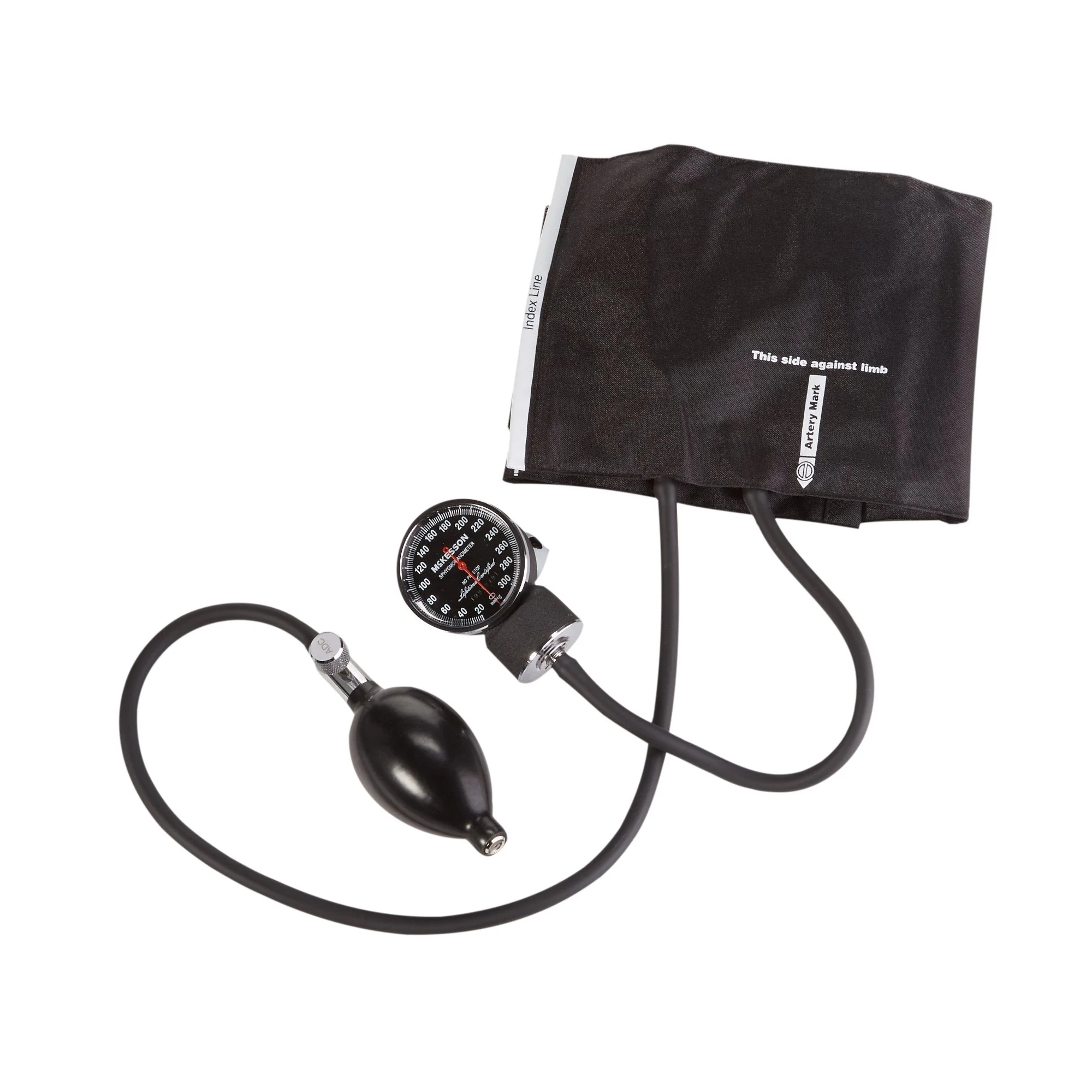 McKesson Brand McKesson Lumeon 2-Tube Aneroid Sphygmomanometer with Cuff (20/CS) - Image 3