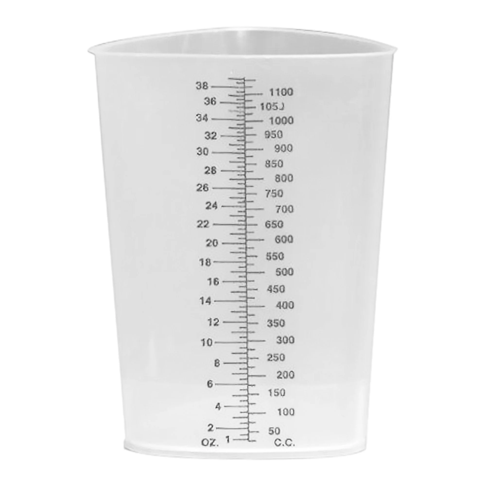 Plasti-Products Plasti-Grad Graduated Beaker, 1,200 mL (200/CS)