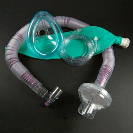 Anesthesia Breathing Circuit KingFlex2 Coaxial Tube 72 Inch Tube Single Limb Adult 2 Liter Bag Single Patient Use