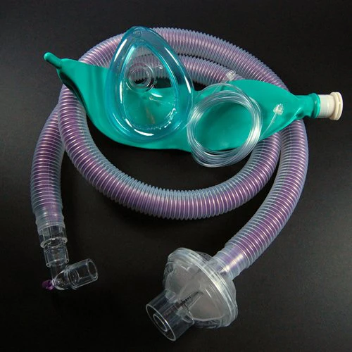 Anesthesia Breathing Circuit Universal Flex2 Coaxial Tube 60 Inch Tube Single Limb Adult 3 Liter Bag Single Patient Use