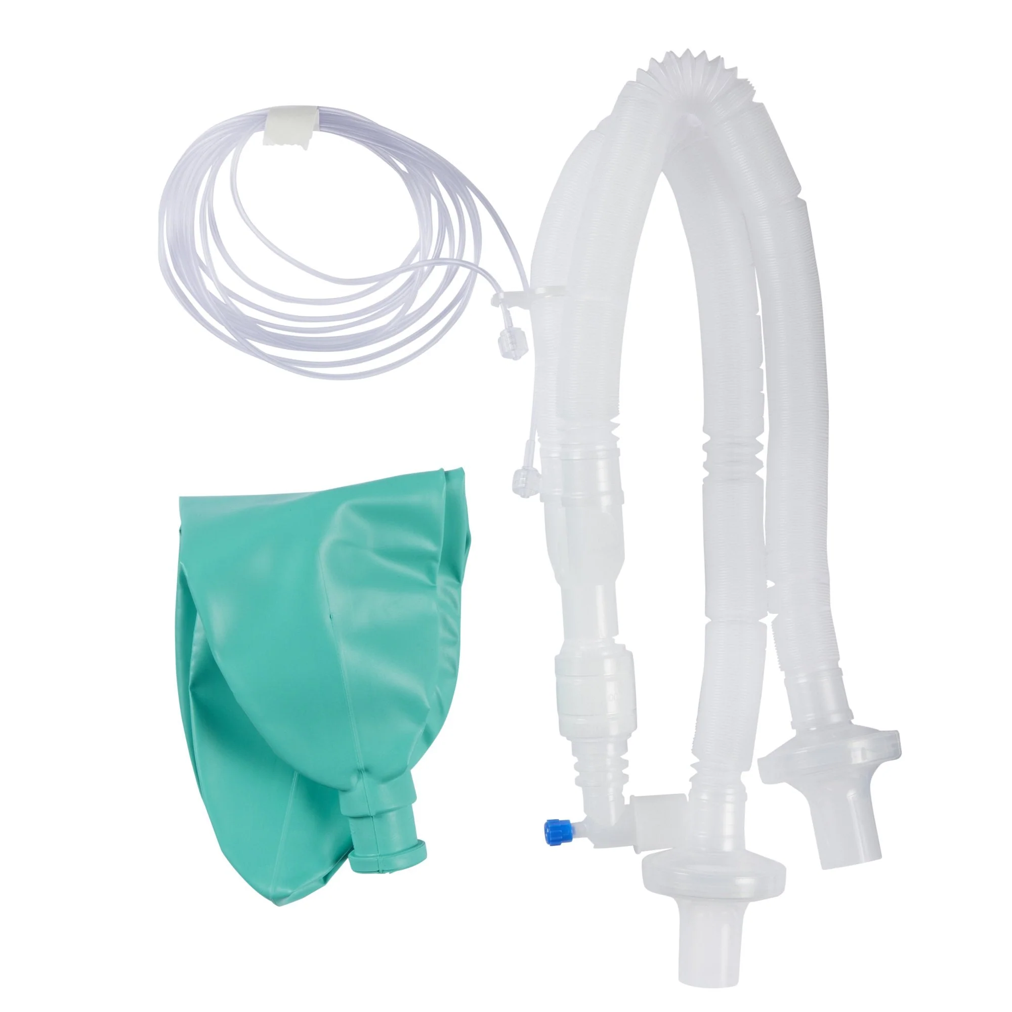 Anesthesia Breathing Circuit Vital Signs Expandable Tube 75 Inch Tube Dual Limb Adult 3 Liter Bag Single Patient Use