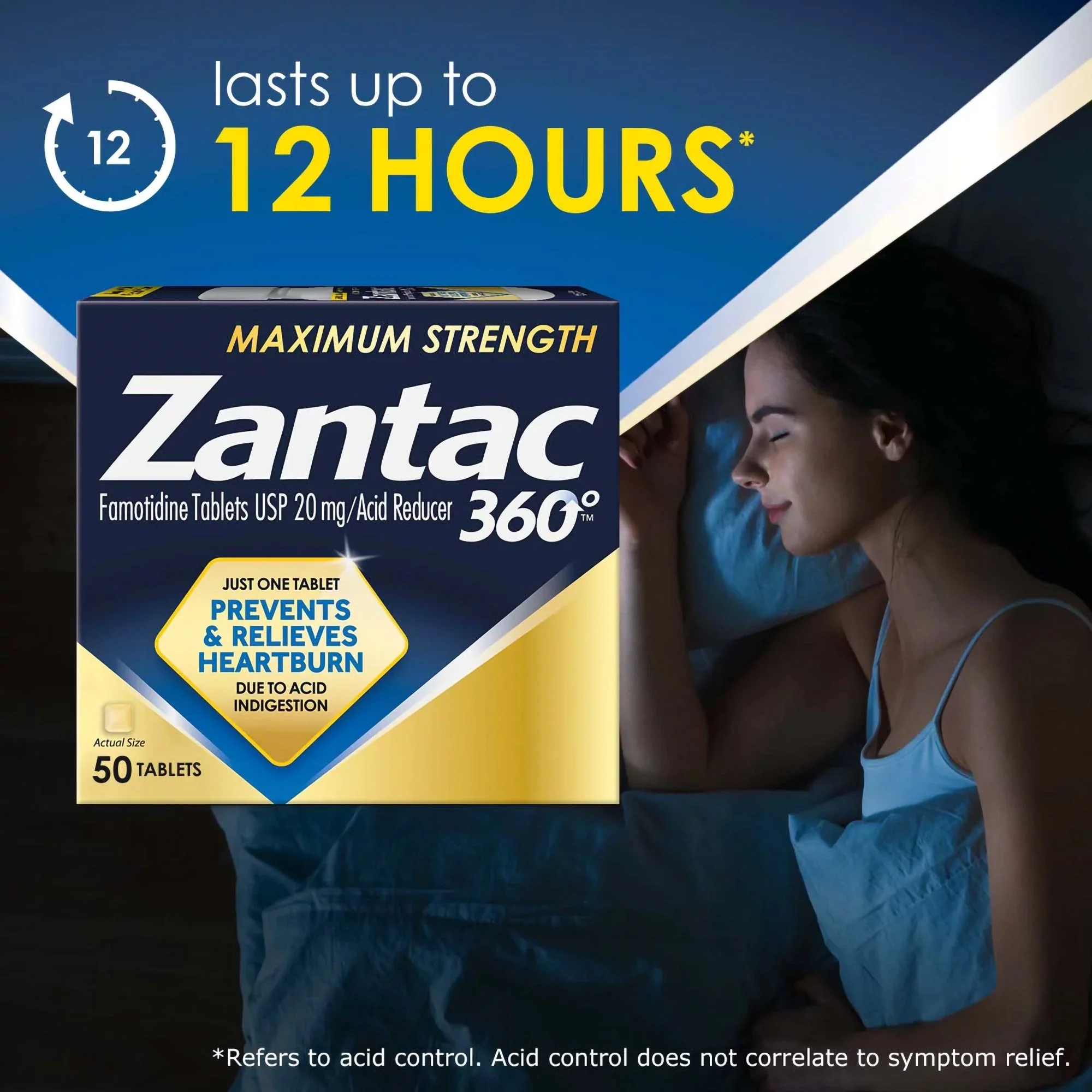Sanofi Zantac 360° Acid Reducer Maximum Strength Tablets - Image 5