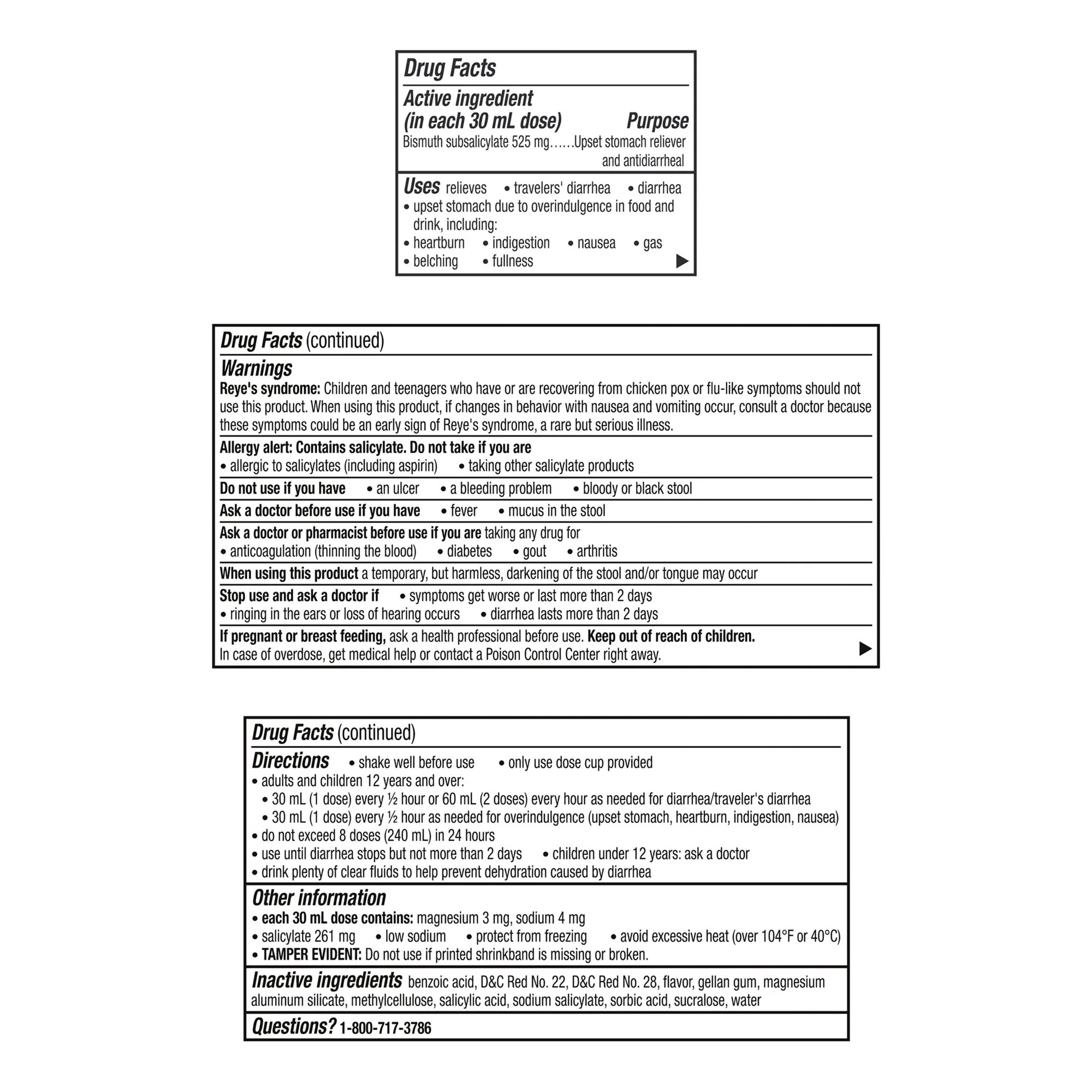 Procter & Gamble Pepto Bismol Bismuth Subsalicylate Liquid - Image 2