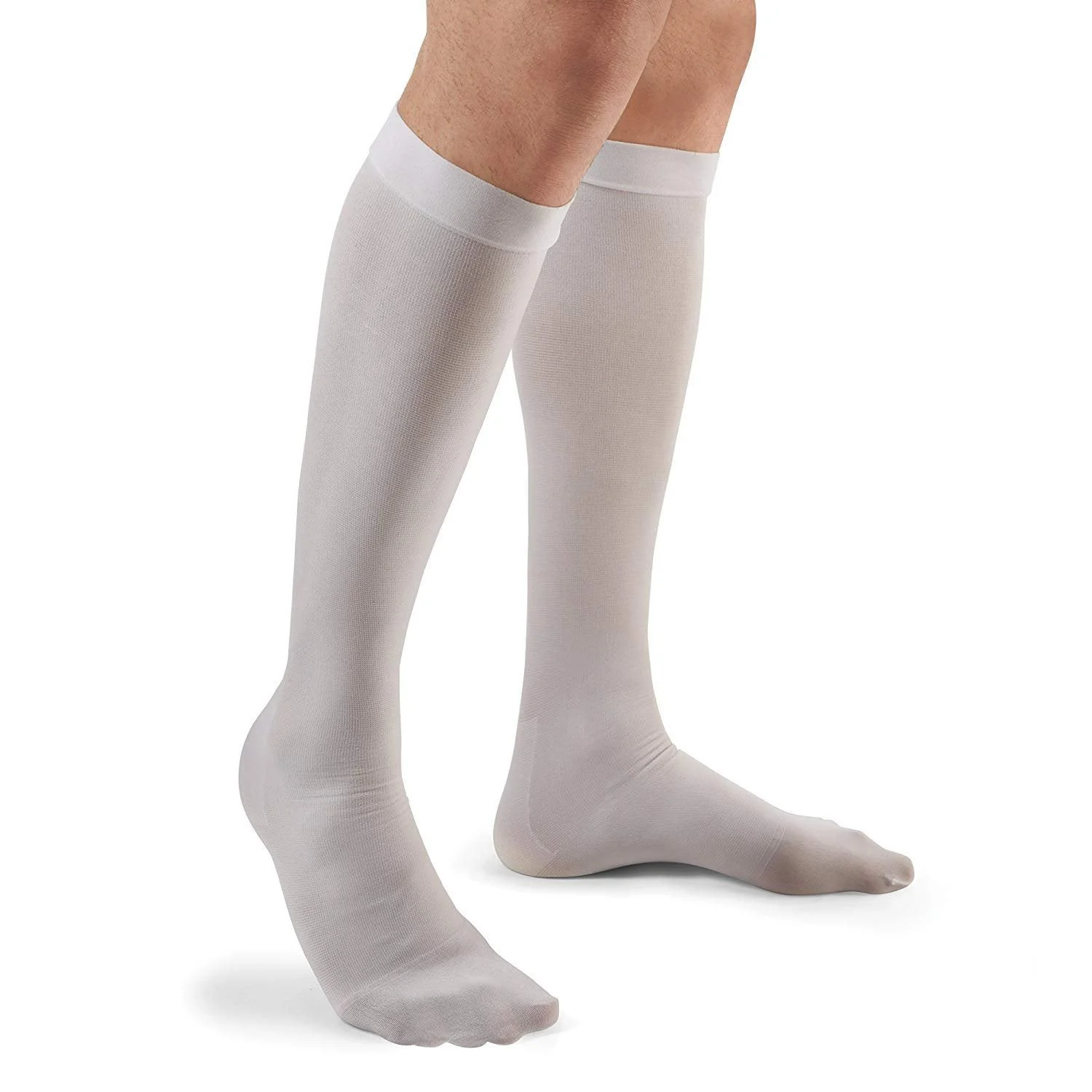 3M Company 3M Futuro Anti-Embolism Stockings, Knee-High, Closed-Toe, Large/Regular, White (6/CS) - Image 2