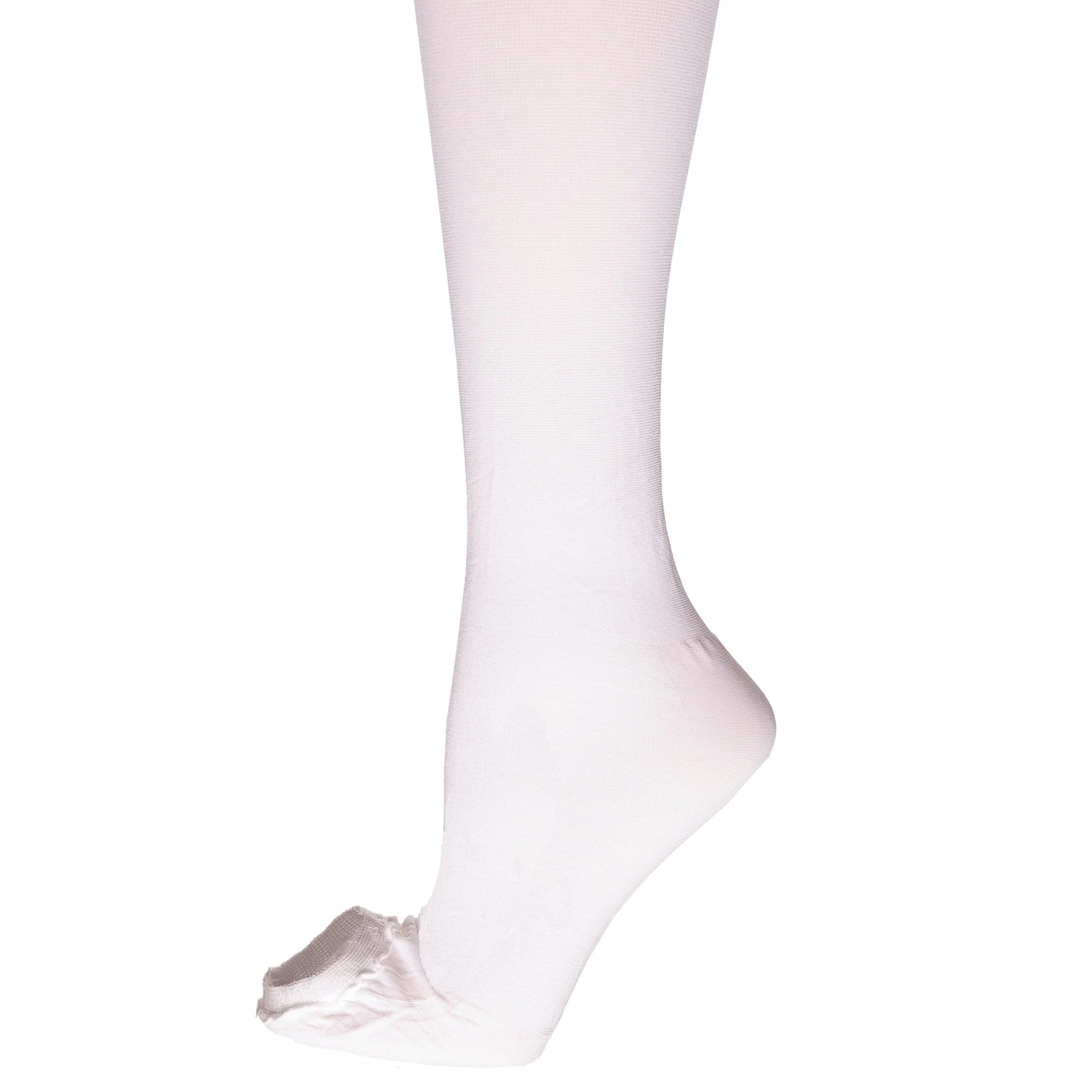Anti-embolism Stocking LifeSPAN Knee High Medium / Regular White Inspection Toe
