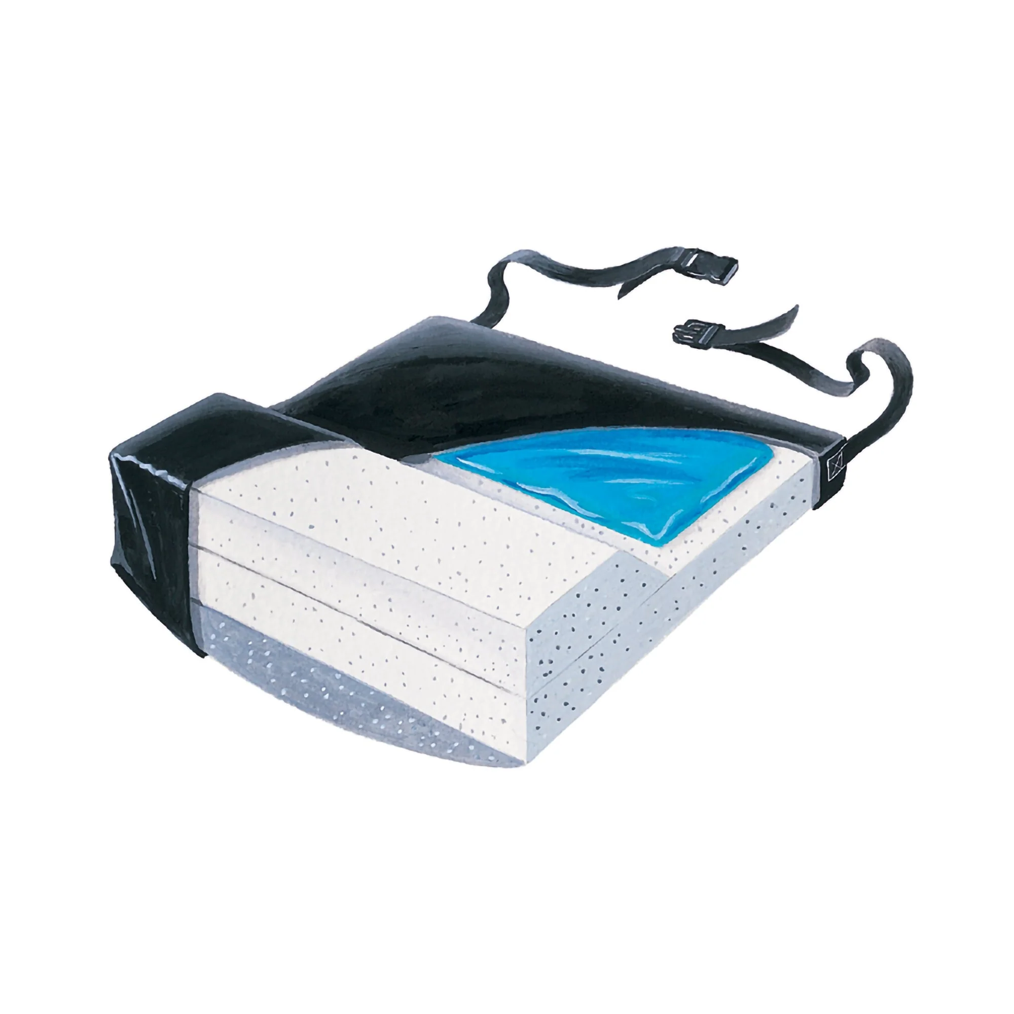 Skil-Care Skil-Care Anti-Thrust Gel Foam Seat Cushion