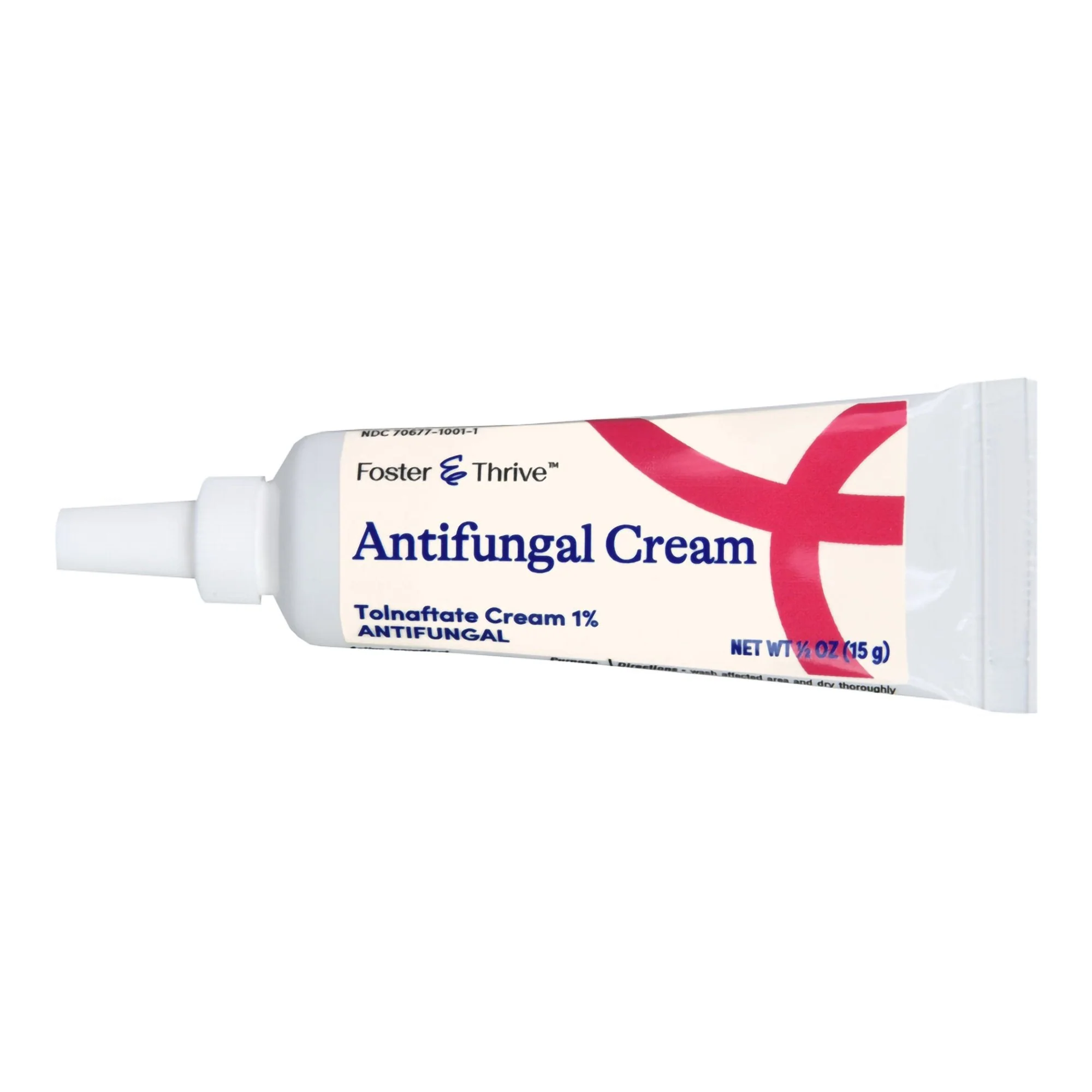 McKesson Brand Foster & Thrive Antifungal Cream Tolnaftate 1%, 0.5-ounce tube - Image 2