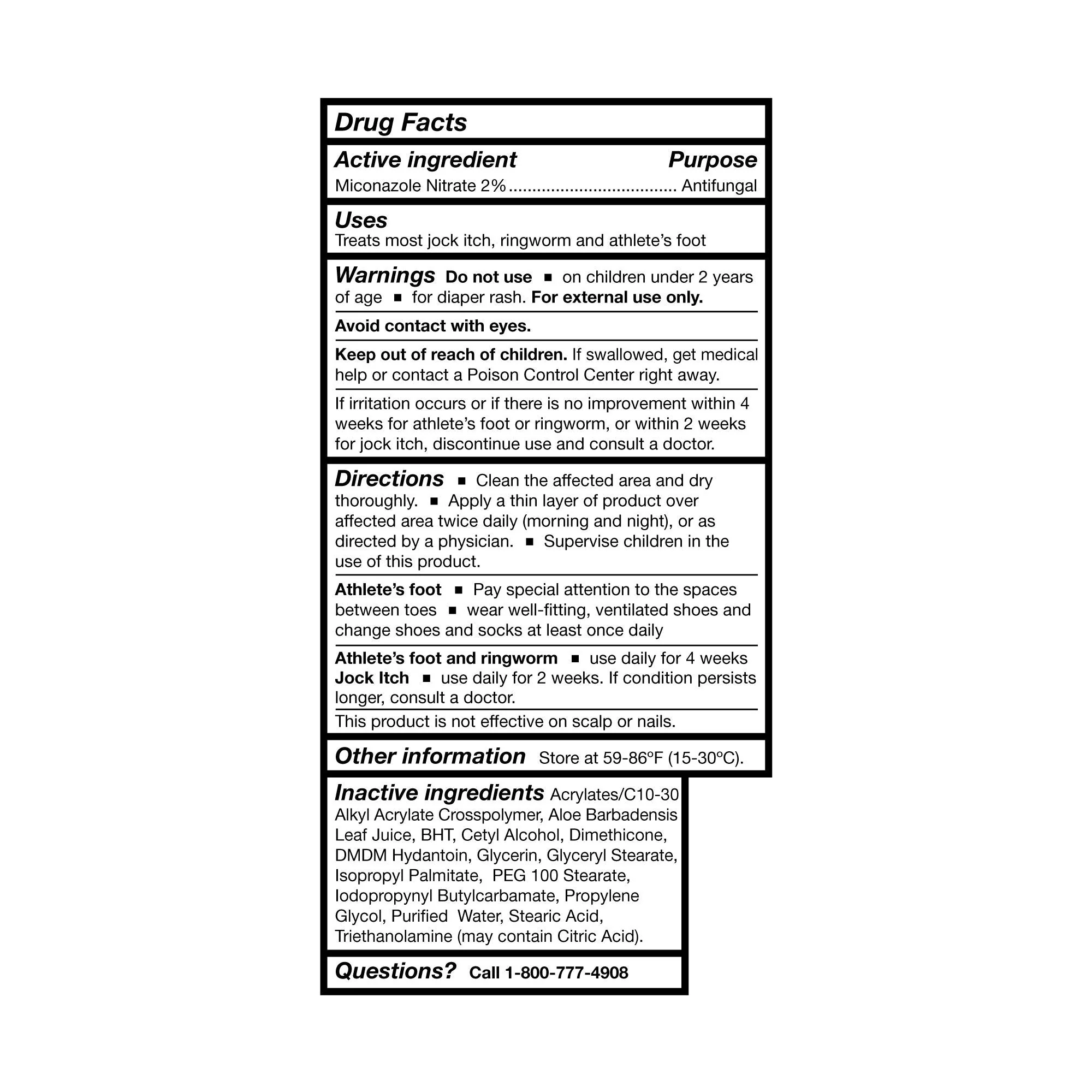 McKesson Brand McKesson Miconazole Nitrate Antifungal Cream (12/CS) - Image 3