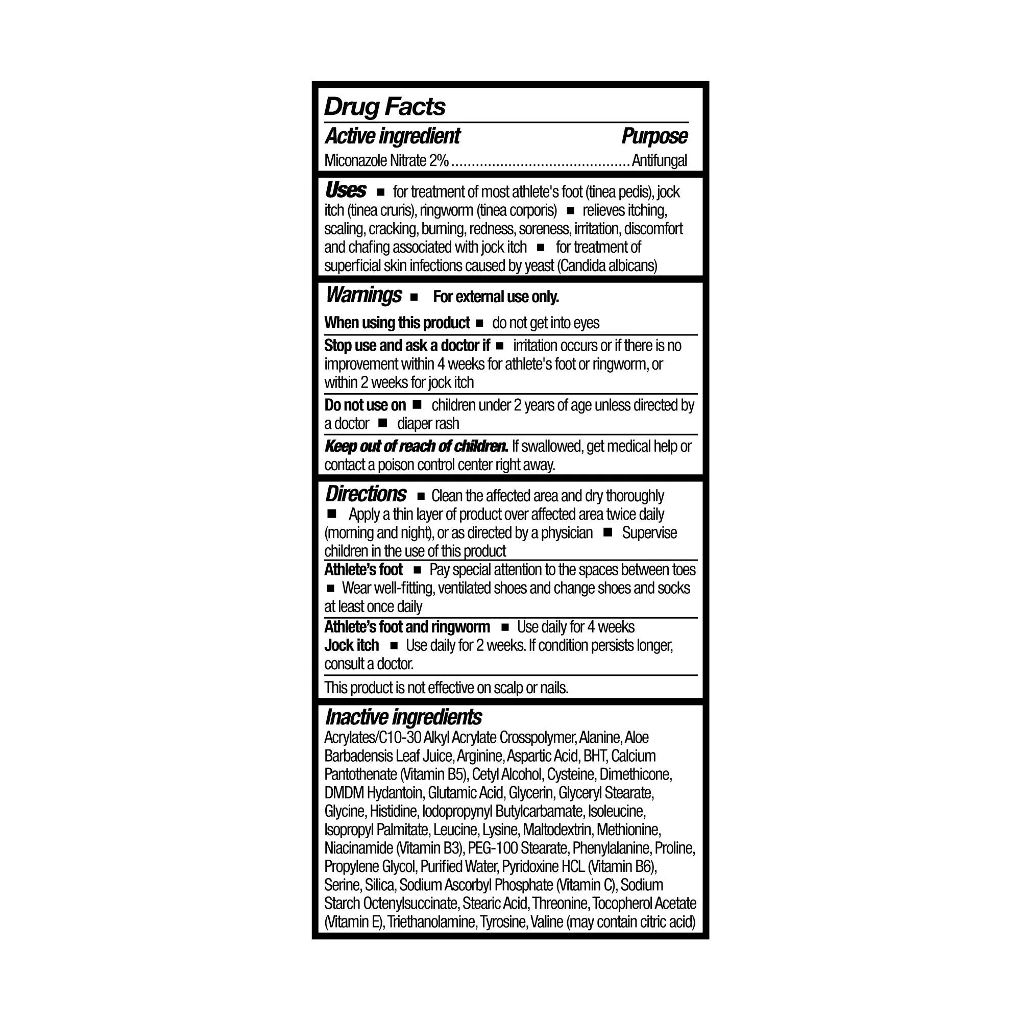 McKesson Brand Thera Miconazole Nitrate Antifungal, 4-ounce Tube (12/CS) - Image 2
