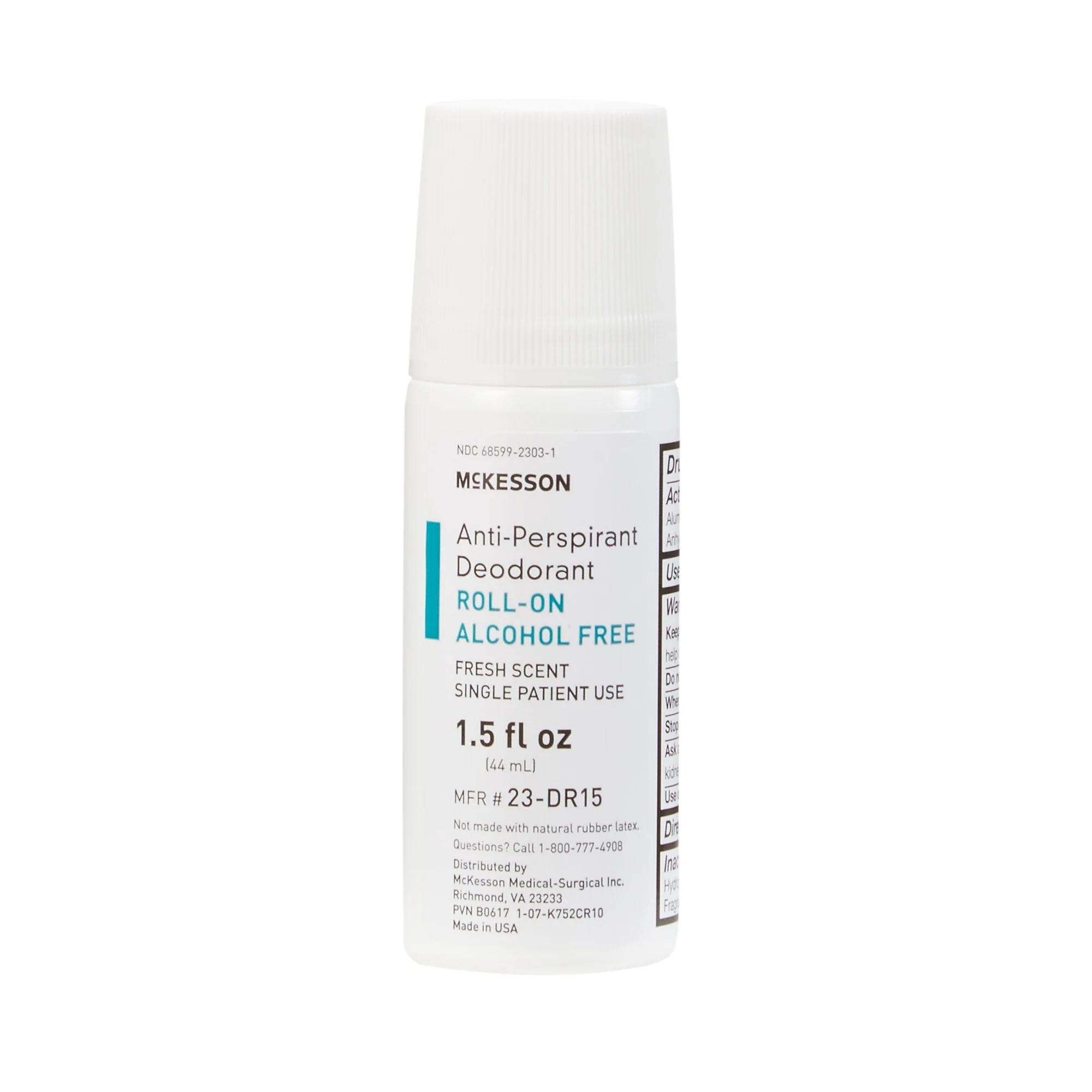 McKesson Brand McKesson Antiperspirant / Deodorant, Fresh Scent, 1.5 oz Roll-On (96/CS)