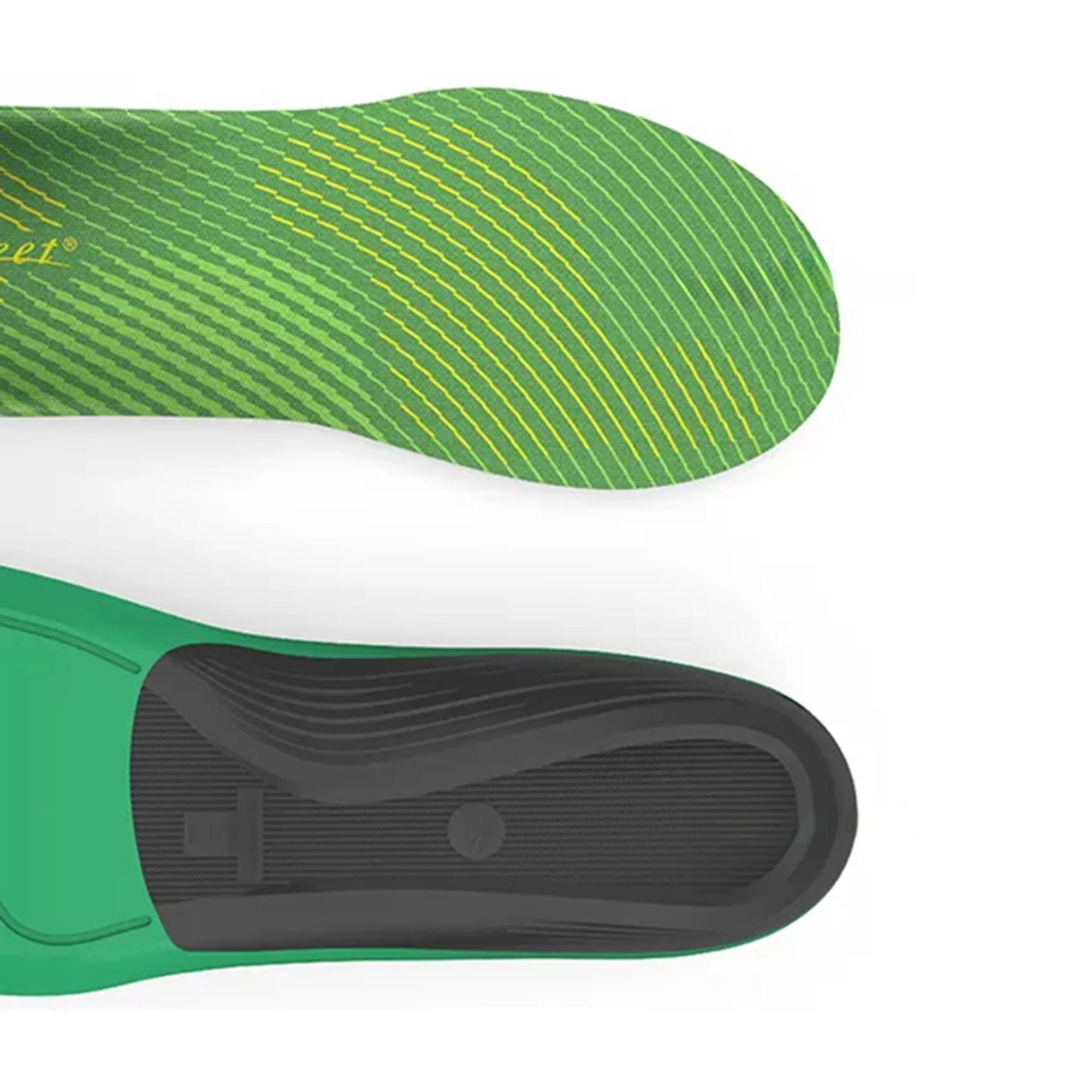 Superfeet Runner Orthotic Insole Superfeet High Arch Foam Women 12.5 14 / Men 11.5 13 Green - Image 4