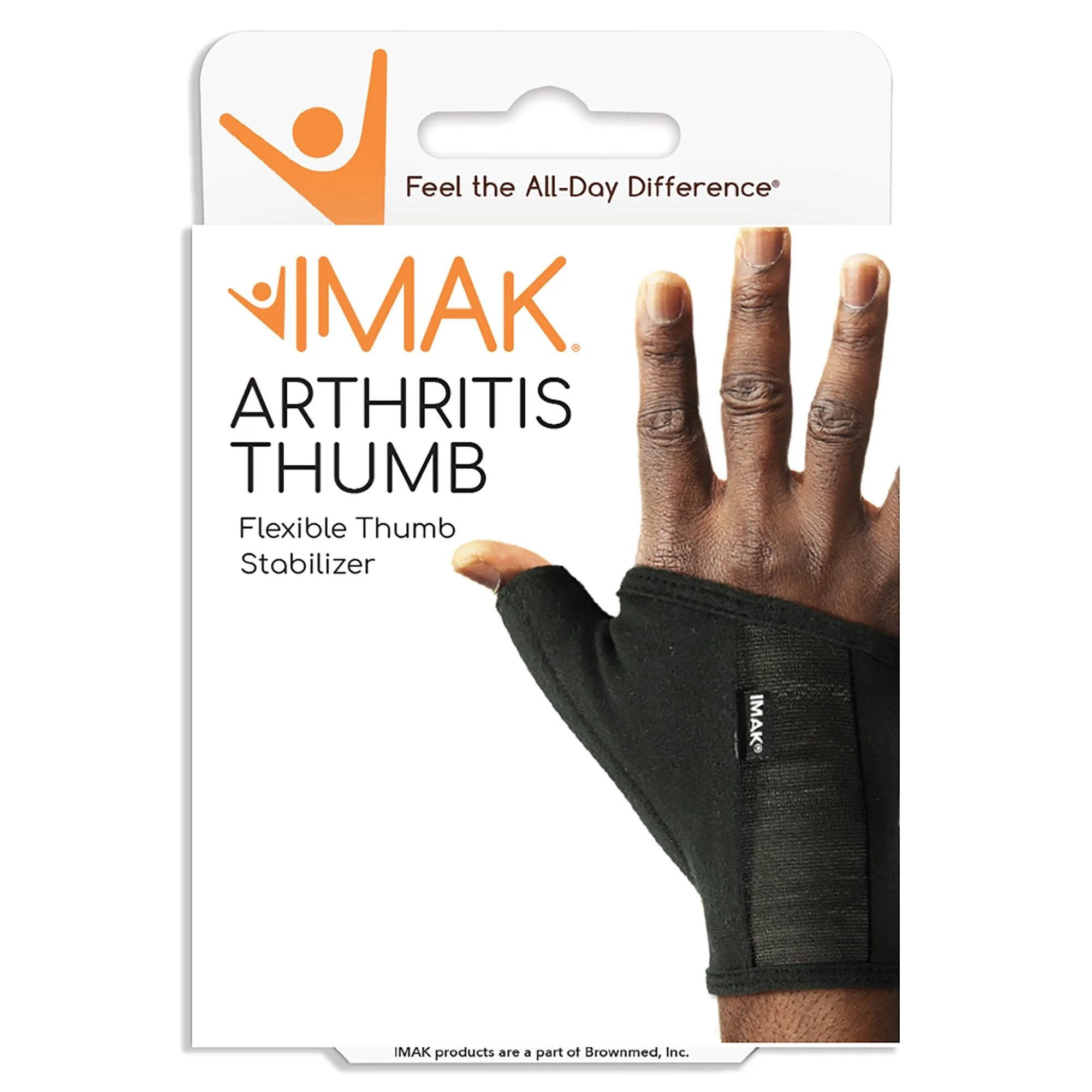 Arthritis Glove IMAK Compression Arthritis Thumb Open Finger Small Wrist Length Hand Specific Pair